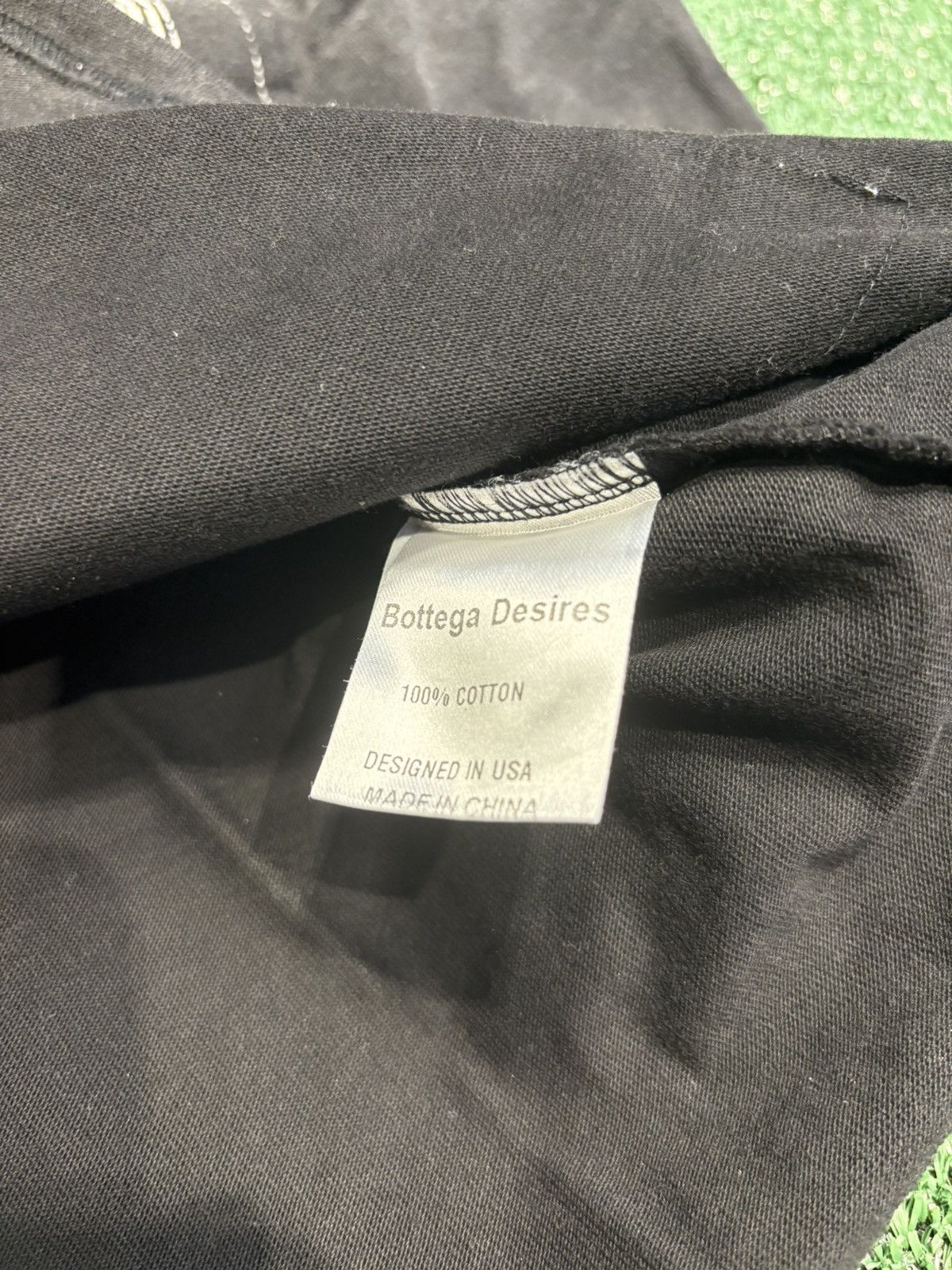 BOTTEGA DESIRES “RUFF RYDER” L/S - SIZE MEDIUM - (BLACK) Tops