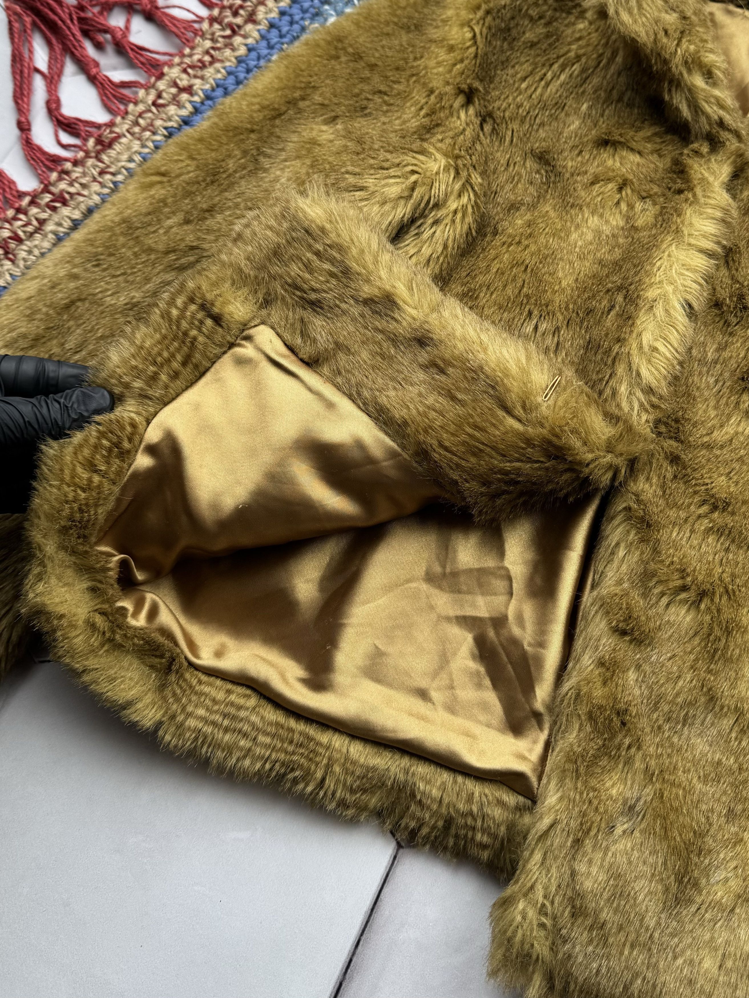 Vintage Vintage Faux Fur Cropped Jacket (E4) Size M / US 6-8 / IT 42-44 - 4 Thumbnail