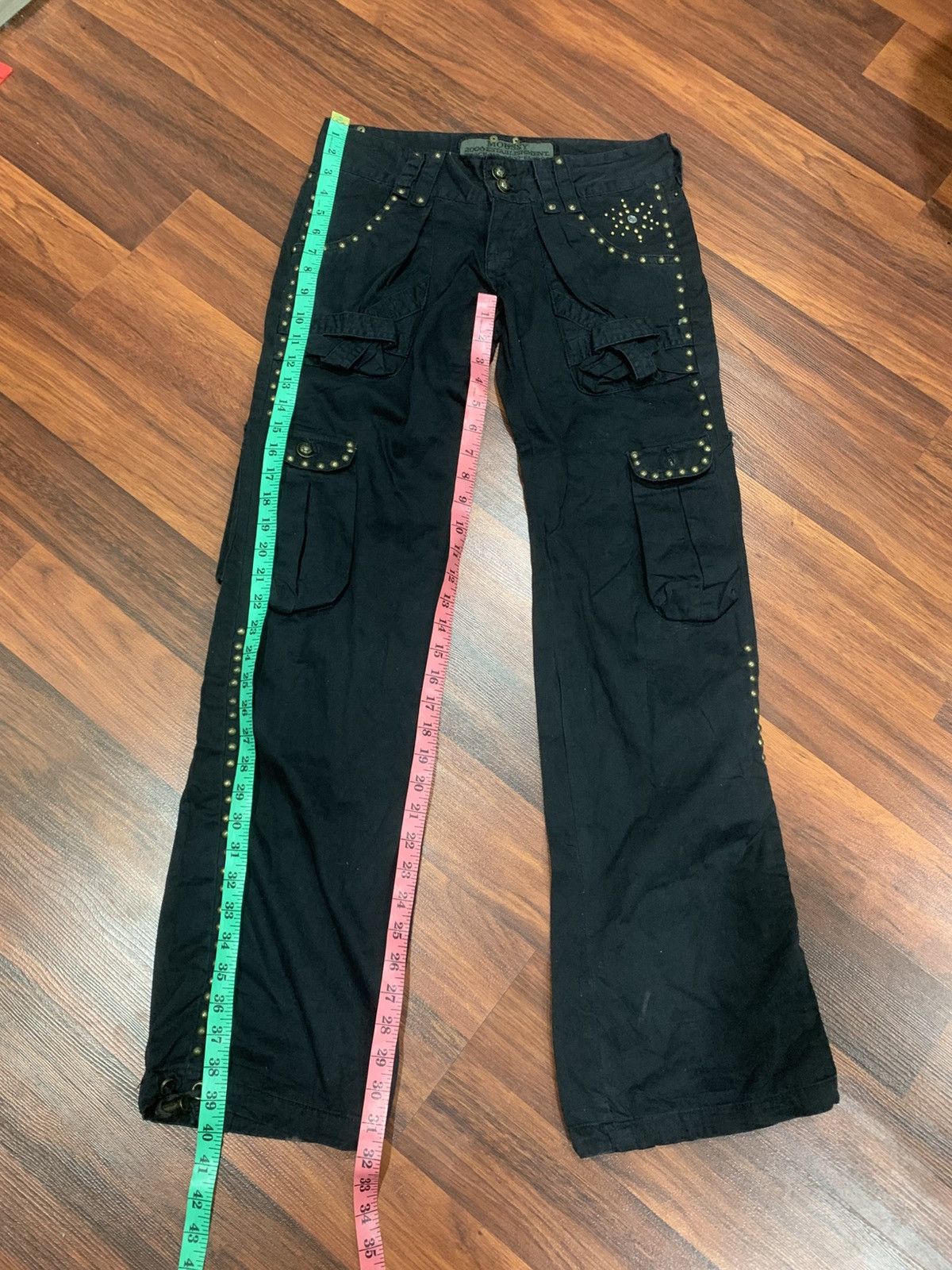 MOUSSY Moussy Airforce Studded Us Army Pants Size 30" / US 8 / IT 44 - 11 Thumbnail