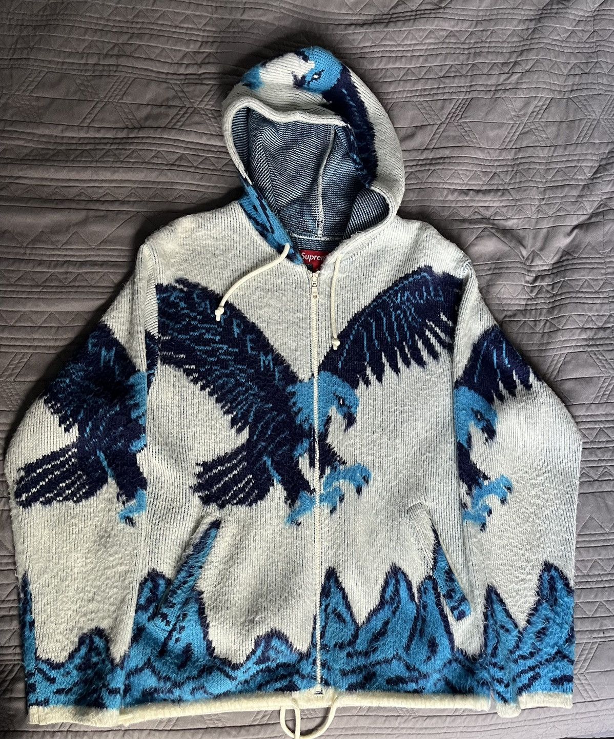 Supreme eagle hoodie clearance