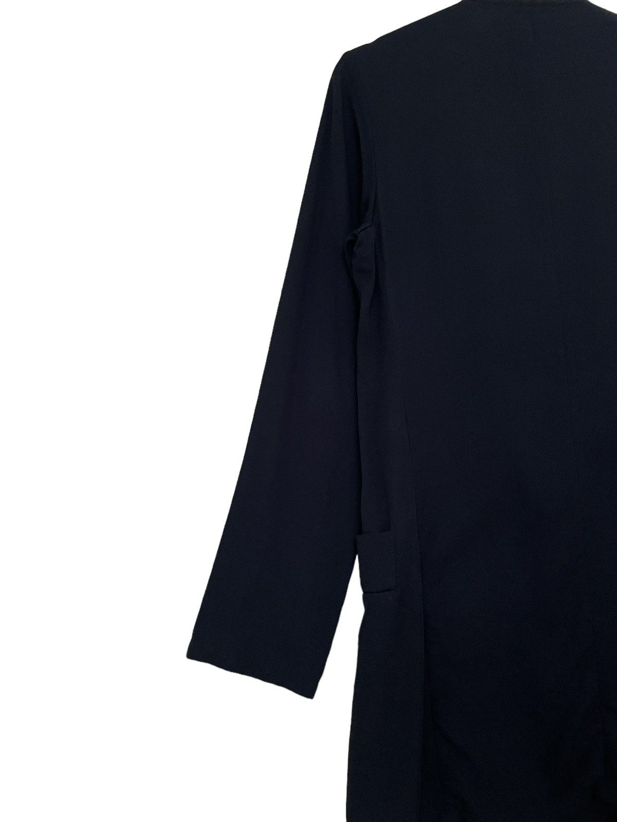 Japanese Brand × Limi Feu Vintage Japanese Brand Black Draped Dress 2000s Size M / US 6-8 / IT 42-44 - 4 Thumbnail