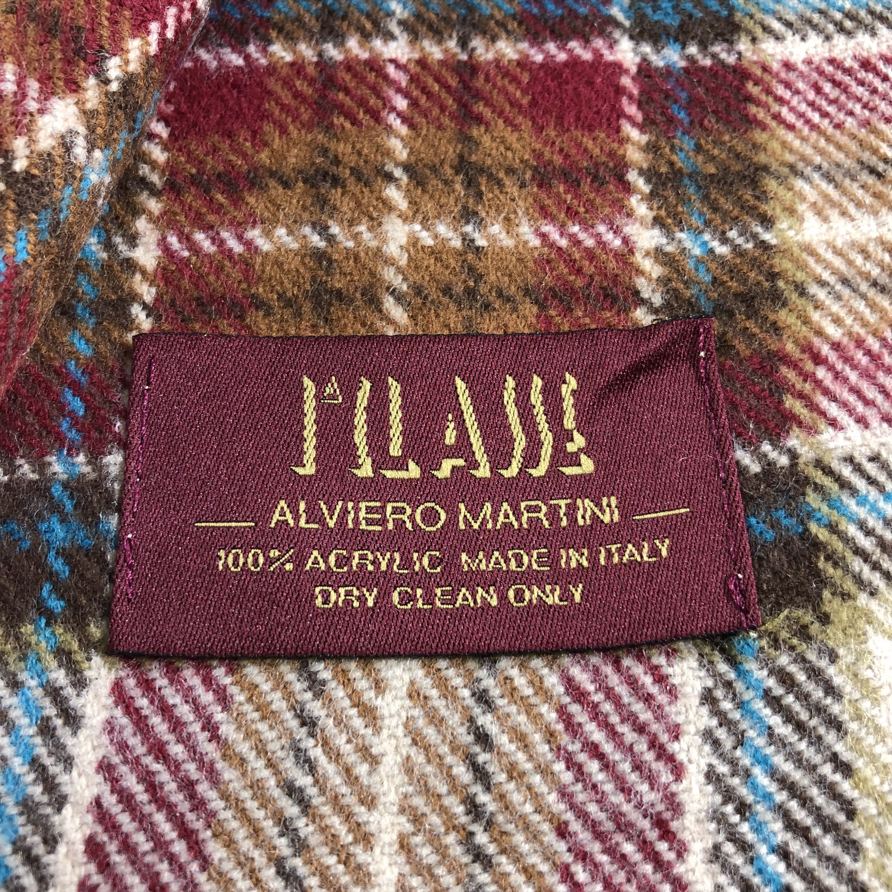 Alviero Martini Alviero Martini Tartan Scarf Muffler V2001 Size ONE SIZE - 5 Thumbnail