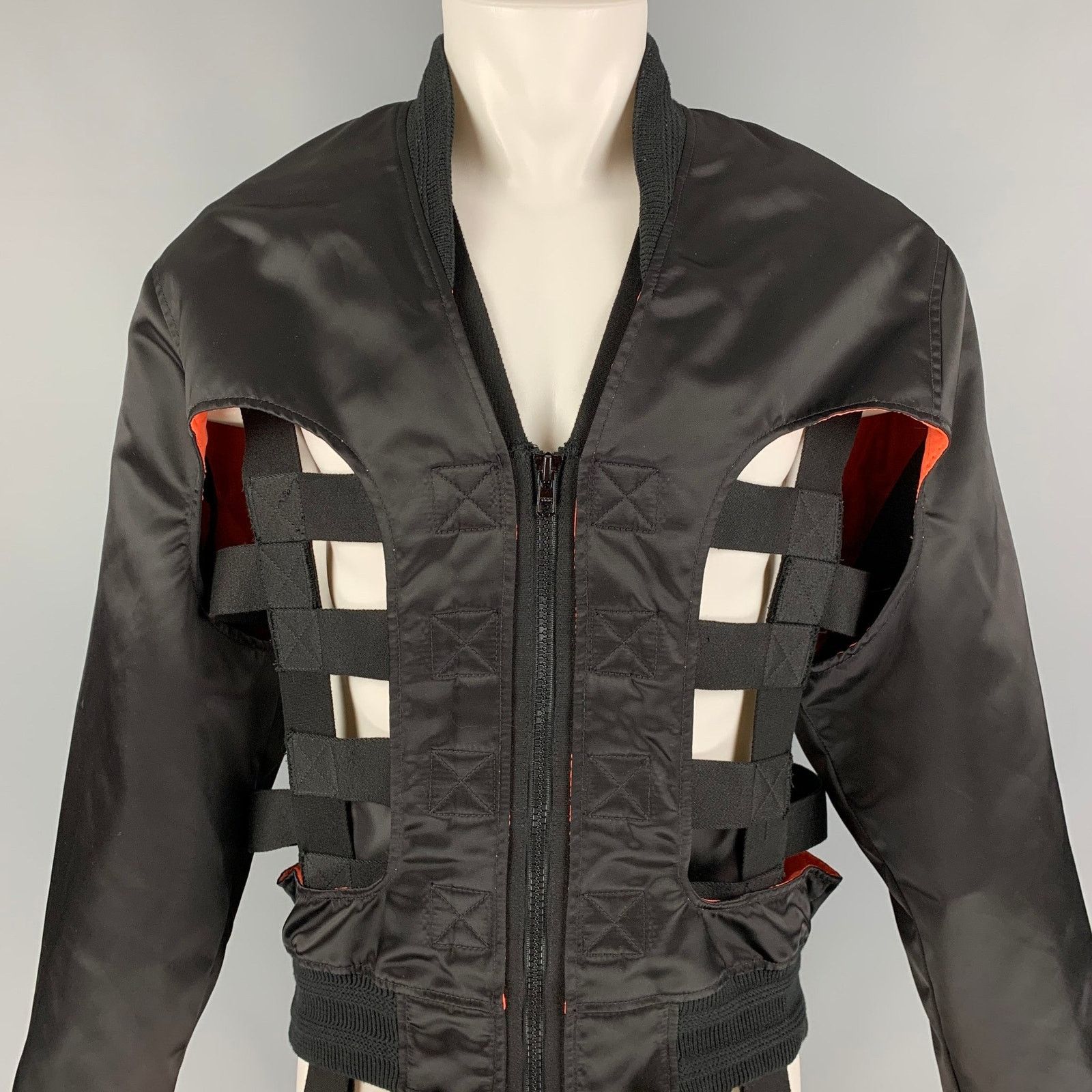 Walter Van Beirendonck Walter Van Beirendonck S Polyester Skeleton Bomber Jacket Size US S / EU 44-46 / 1 - 2 Thumbnail