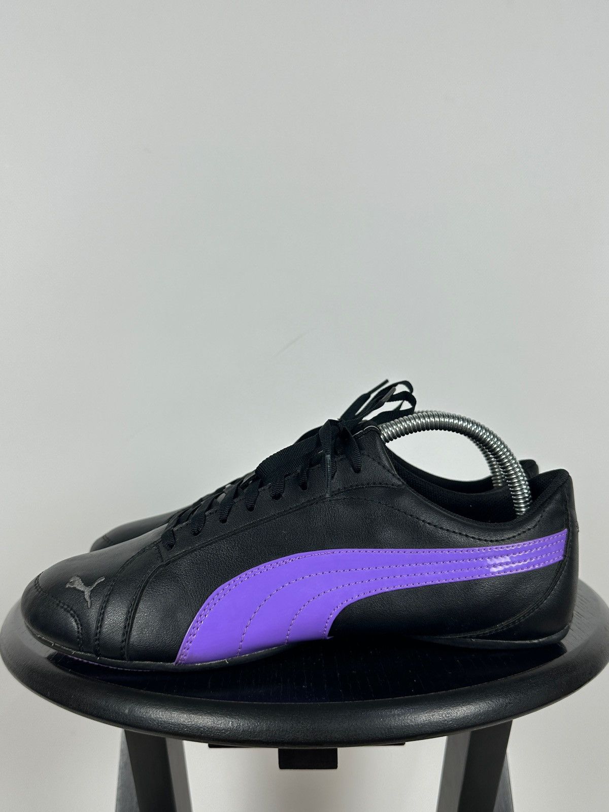 Puma Vintage Puma SpeedCat Y2K Leather Black/Purple Sneakers Size US 9 / IT 39 - 5 Thumbnail