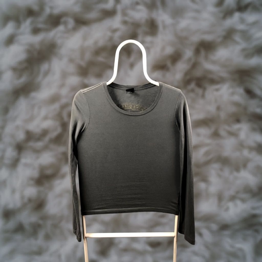 Diesel Diesel Women's T-Shirt Long Sleeve Cotton Gray M Printed Size M / US 6-8 / IT 42-44 - 1 Thumbnail