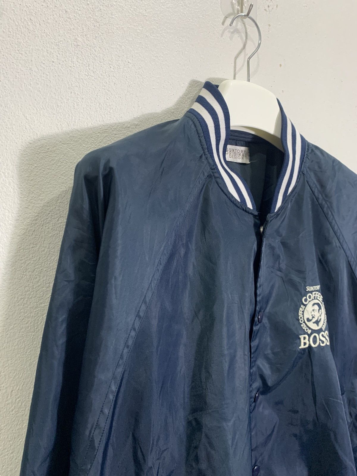 Vintage Vintage 1990 Suntory BOSS COFFEE Varsity Jacket Size US L / EU 52-54 / 3 - 2 Thumbnail