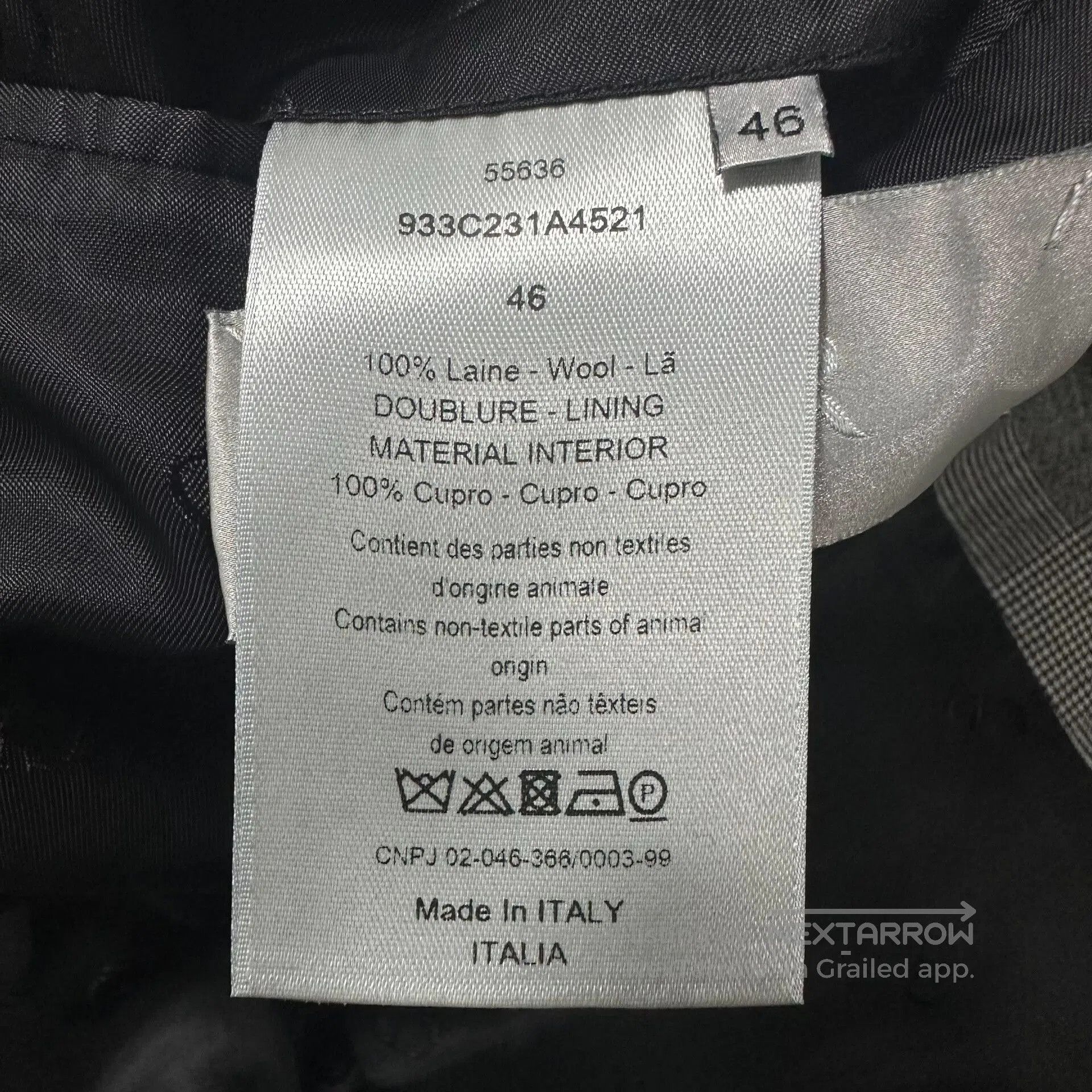 Dior Dior Checkered Wool Suit Jacket. Size US M / EU 48-50 / 2 - 5 Thumbnail
