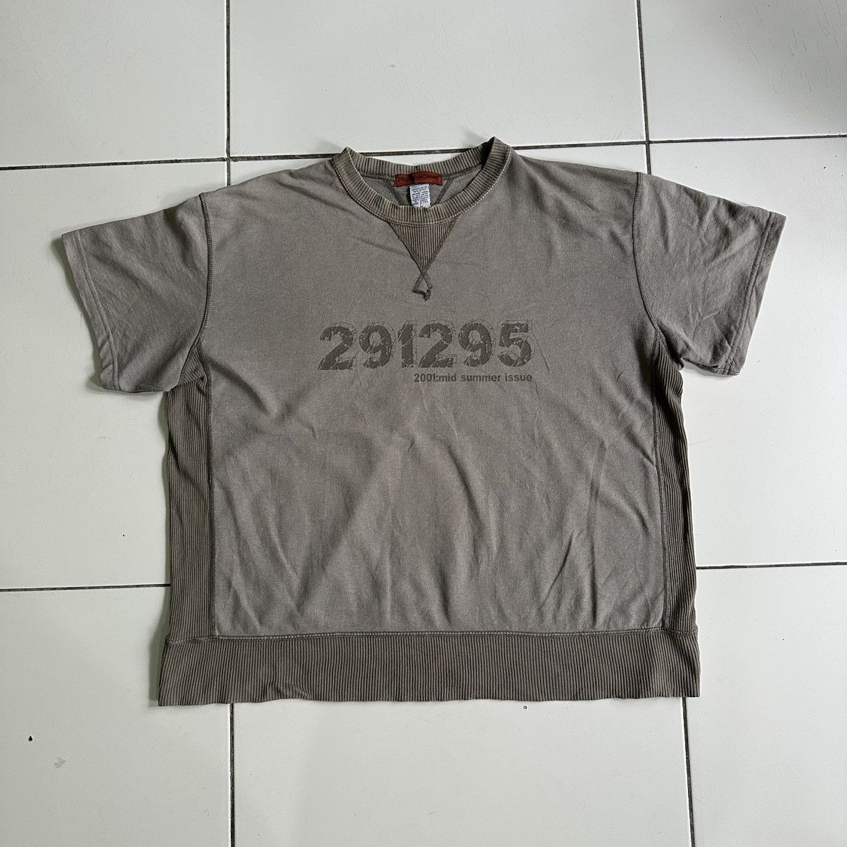 Vintage 291295 homme crop top Shirt