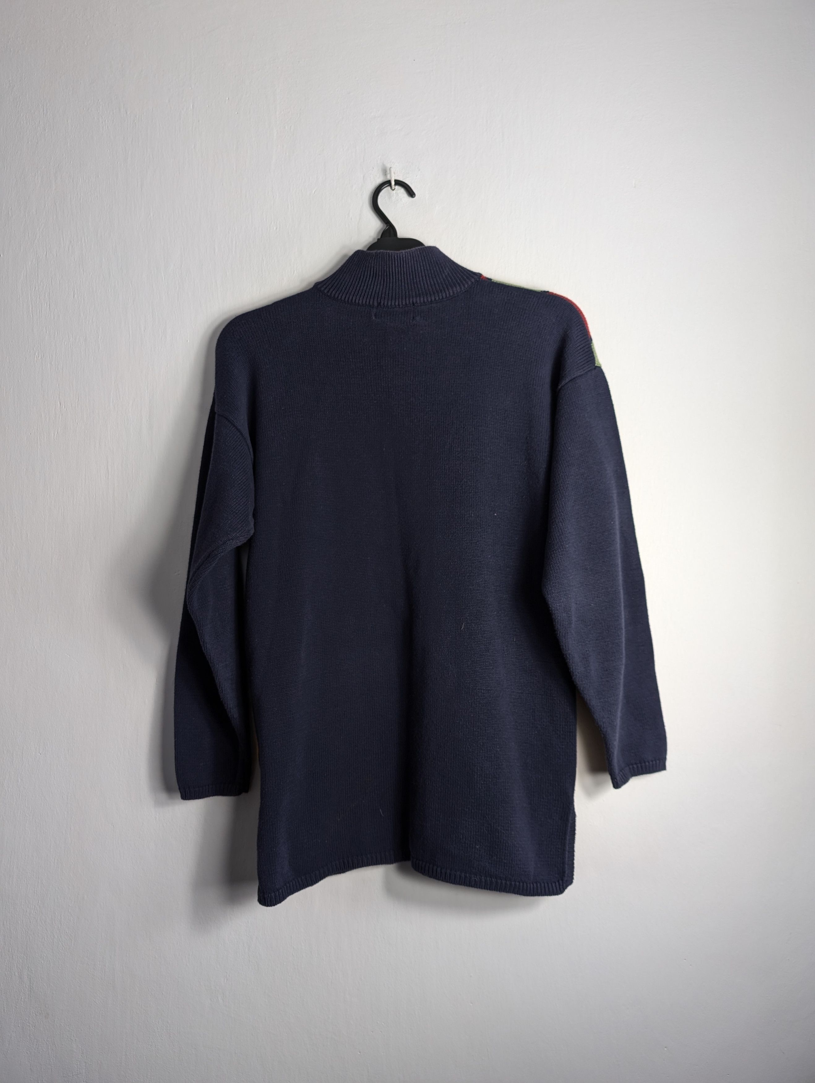 Vintage Vintage 90s Sweater Diamond Crazy Pattern Pullover Size US M / EU 48-50 / 2 - 5 Thumbnail