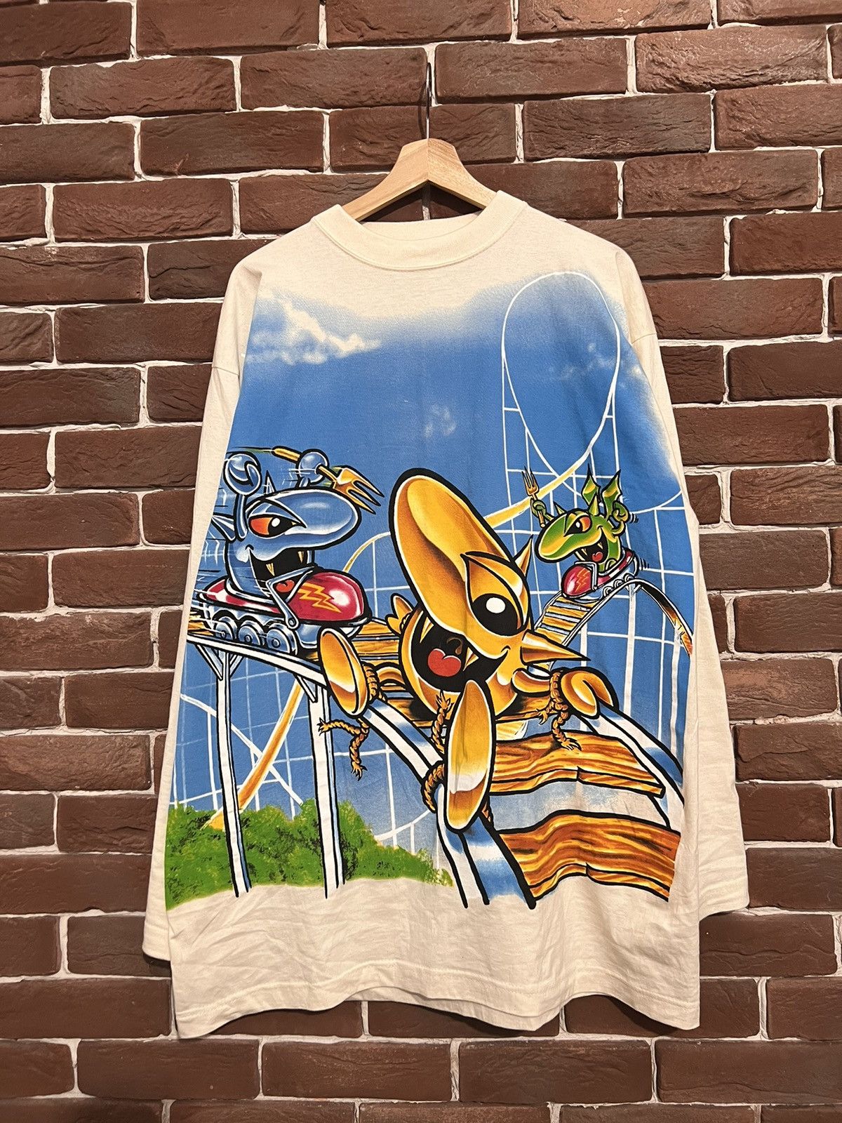 Thunderdome × Vintage Vintage 90s Happy Hardcore Rare Band Tee Gabber ...