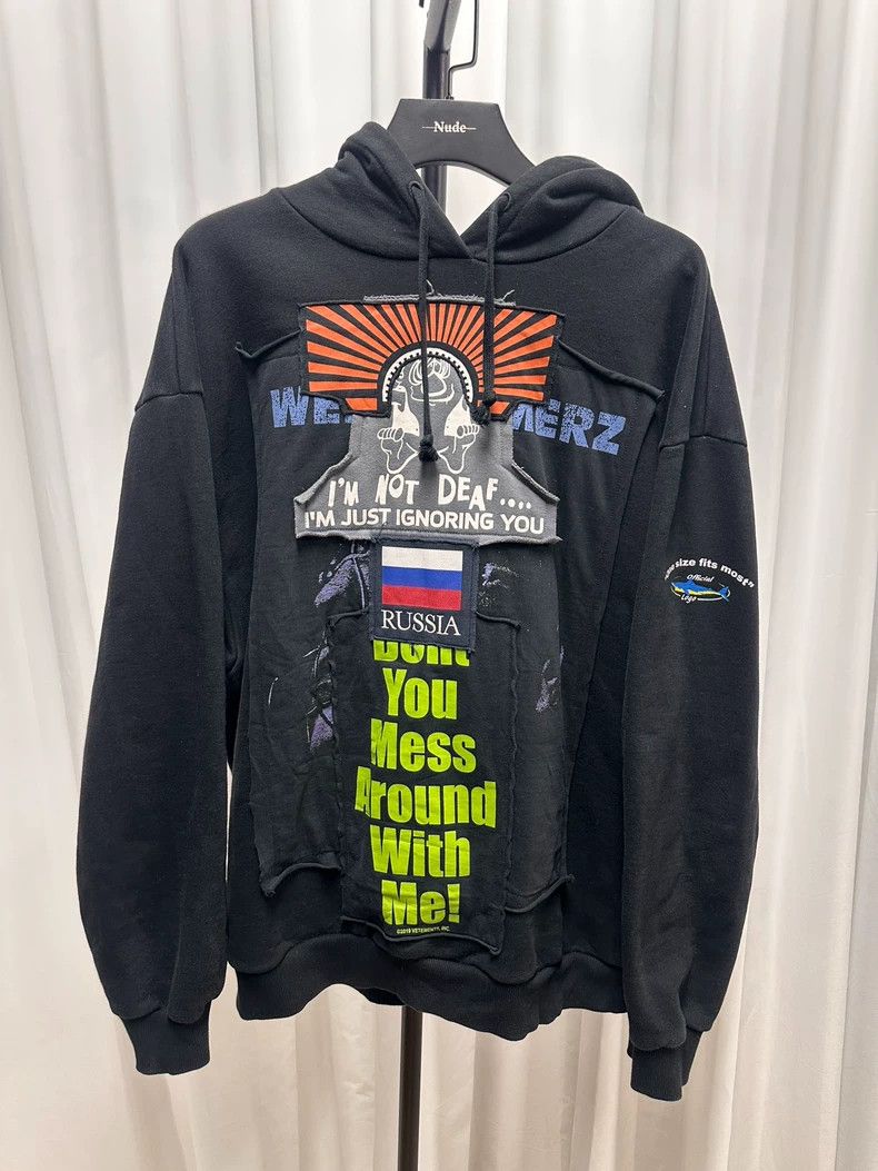 Vetements Vetements Sticker hoodie 2502-Nextarrow Size US M / EU 48-50 / 2 - 1 Thumbnail