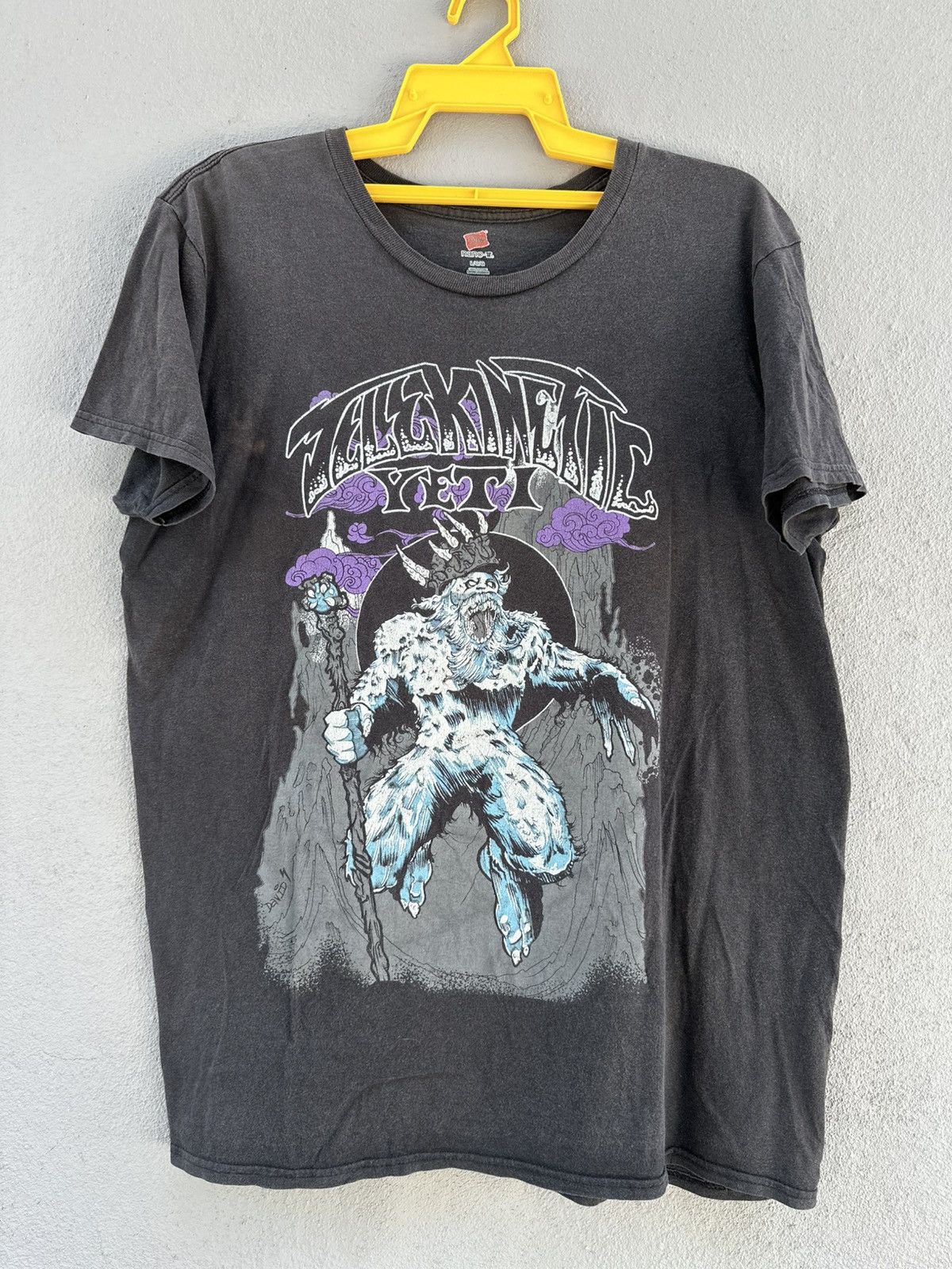 Band Tees Thrashed Y2K Telekinetic Yeti Stoner Rock Sun Faded Grunge T Size US L / EU 52-54 / 3 - 1 Thumbnail