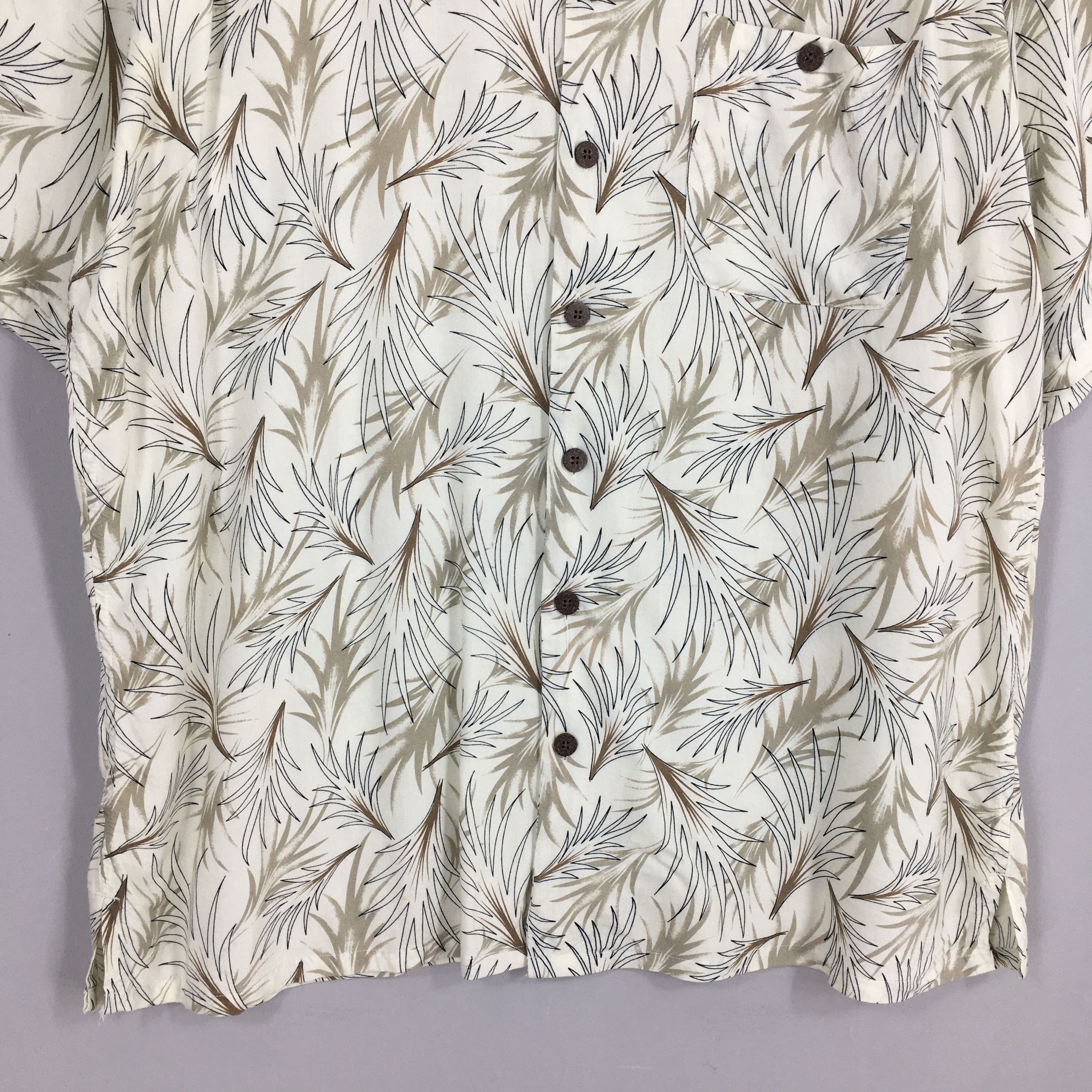 Other Vintage 90's Hawaiian Aloha Tropical Rayon Shirt XLarge Size US XL / EU 56 / 4 - 4 Thumbnail