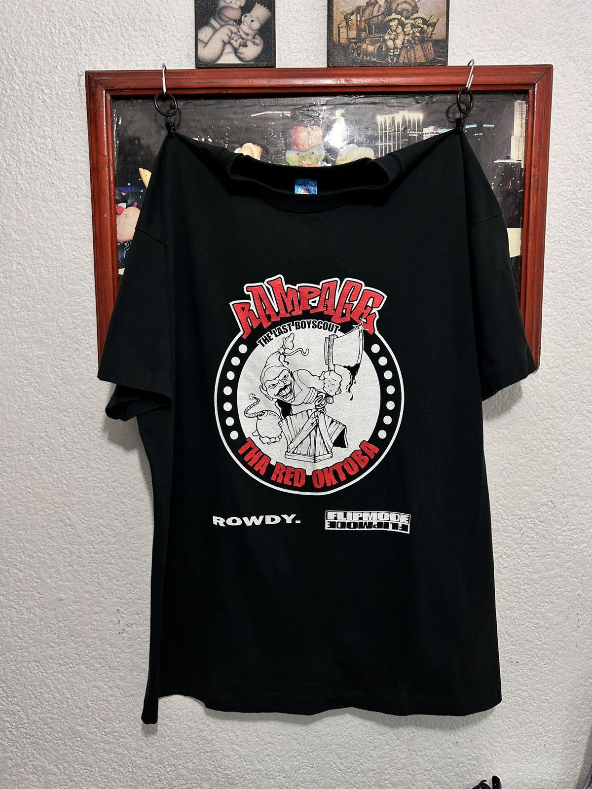 Rap Tees RAMPAGE THE RED OKTOBA VINTAGE RAP TEE RAMPSACK Size US XXL / EU 58 / 5 - 1 Thumbnail