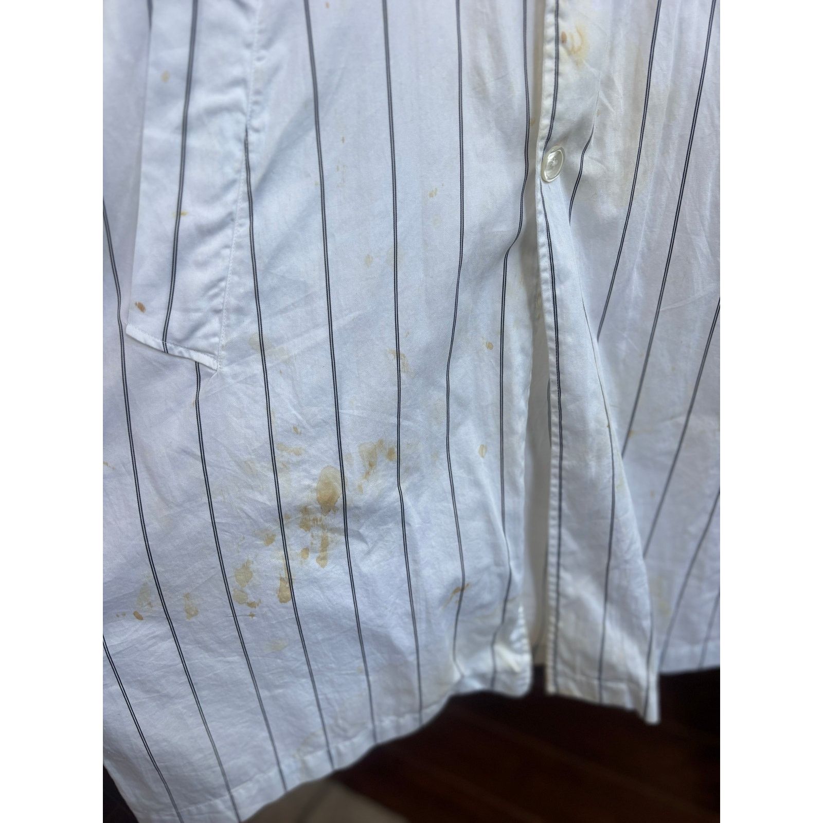 Our Legacy Our Legacy White Pinstripe Coat Size 52 Size US L / EU 52-54 / 3 - 4 Thumbnail