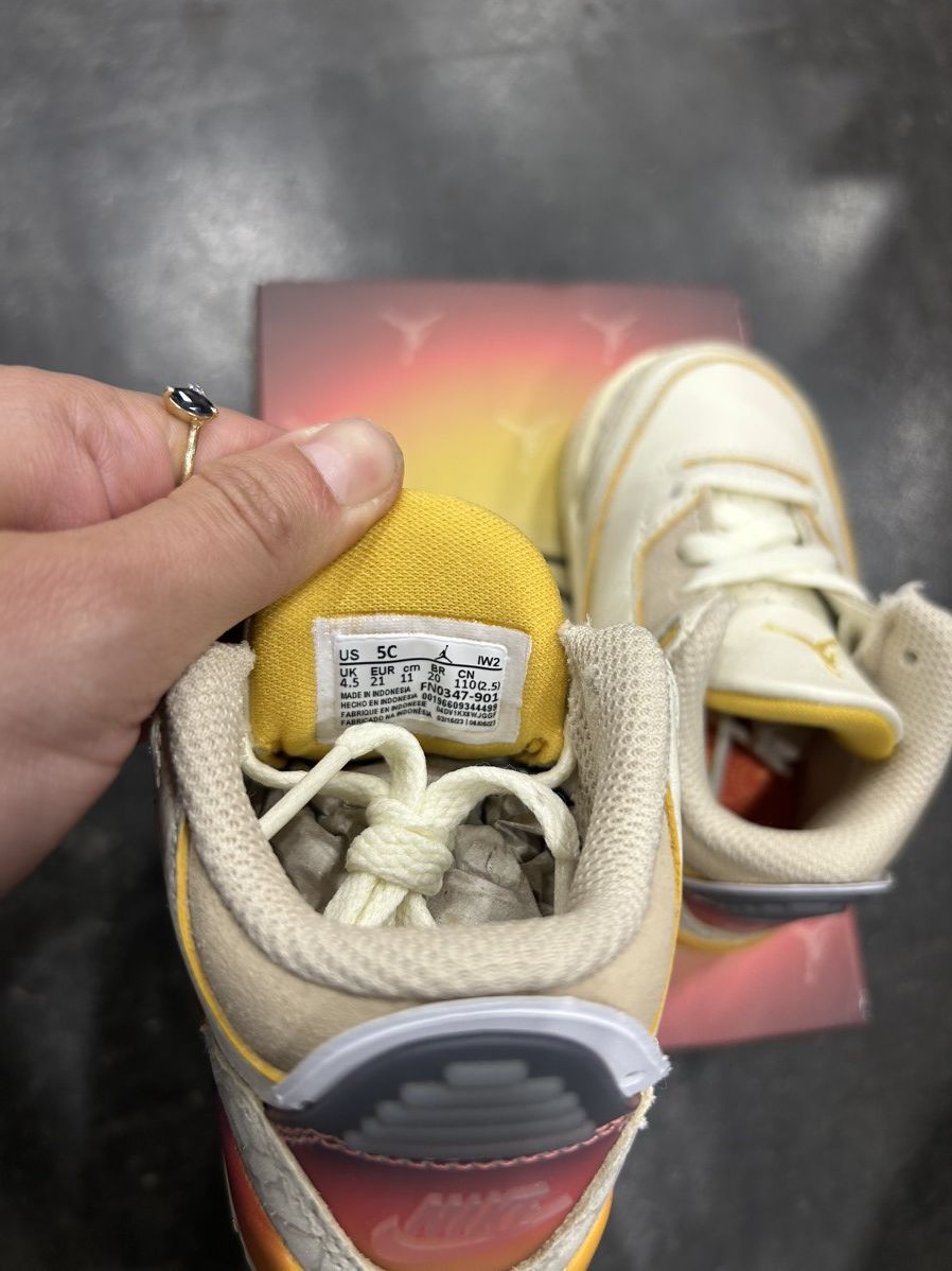 Nike Jordan Retro 3 SP “J-Balvin” 5C Size US 5 / EU 37 - 4 Thumbnail
