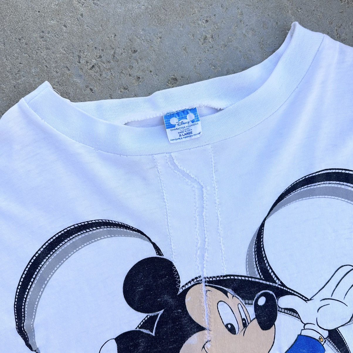 Disney Vintage 80’s Disney World Mickey Mouse Repaired Graphic Tee Size US XL / EU 56 / 4 - 2 Thumbnail