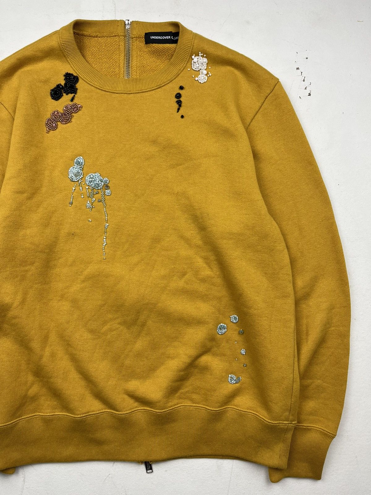 Undercover Undercover Beaded Embroidered Zip-Back Sweatshirt Size XS / US 0-2 / IT 36-38 - 3 Thumbnail