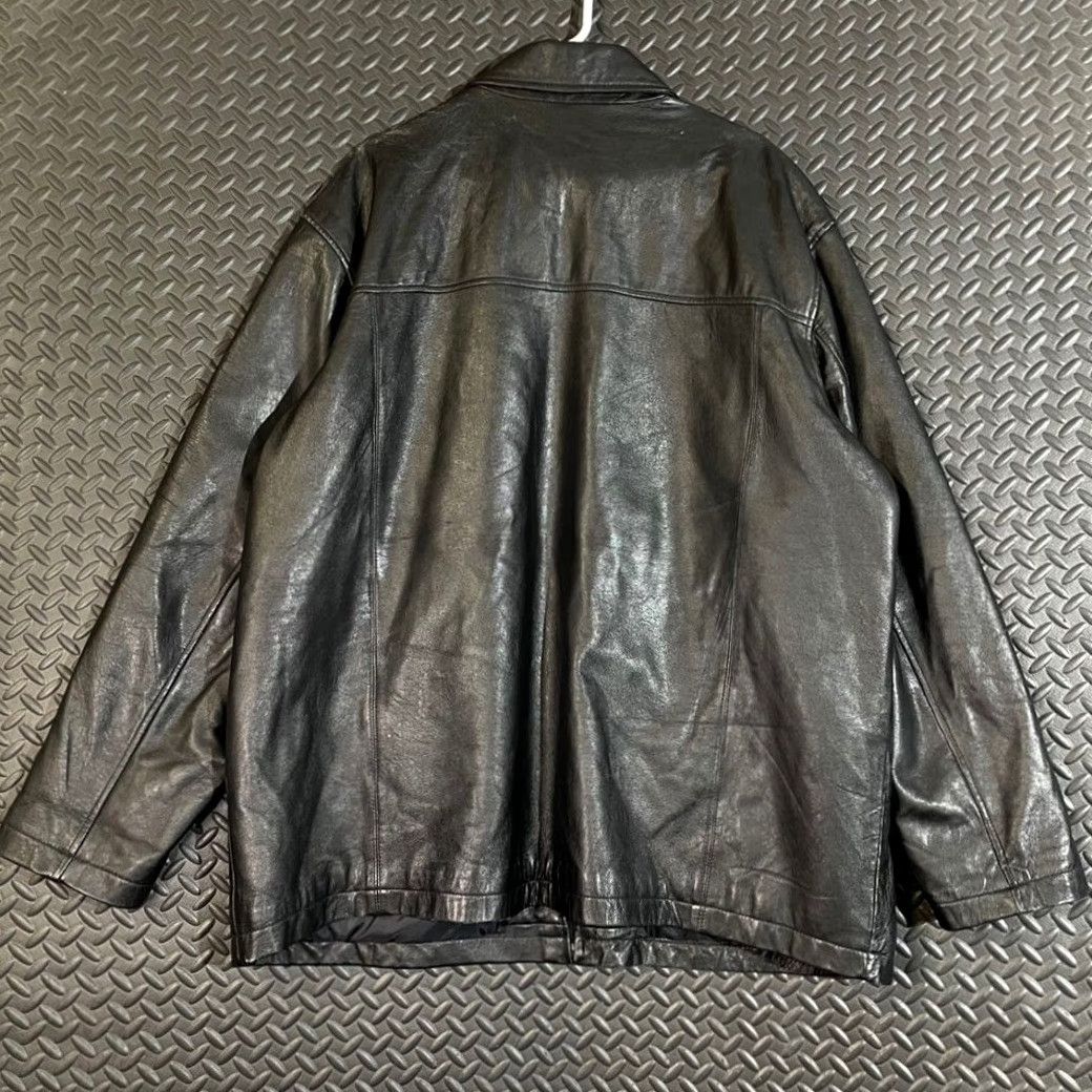 Cherokee Cherokee Leather Jacket Full Zip Mens XL Black Size US XL / EU 56 / 4 - 4 Thumbnail