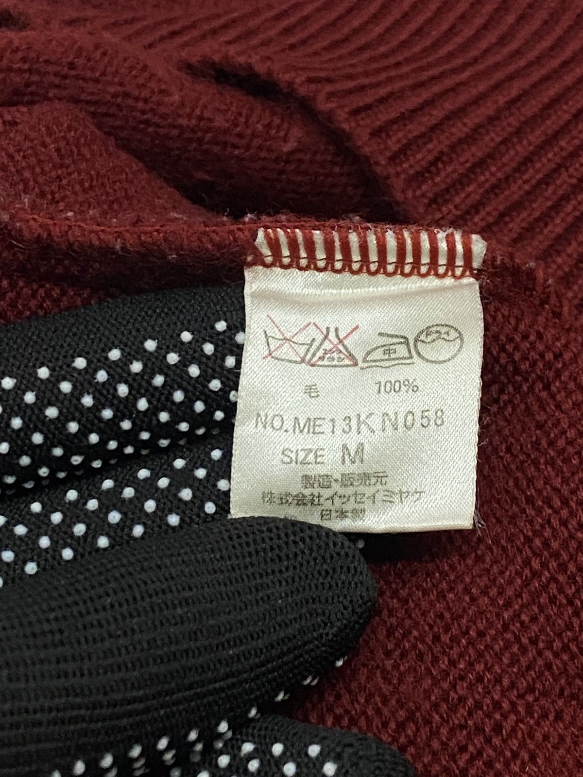 Issey Miyake Issey Miyake AW01 Checkered Turtleneck Knitted Sweater Size US M / EU 48-50 / 2 - 14 Thumbnail