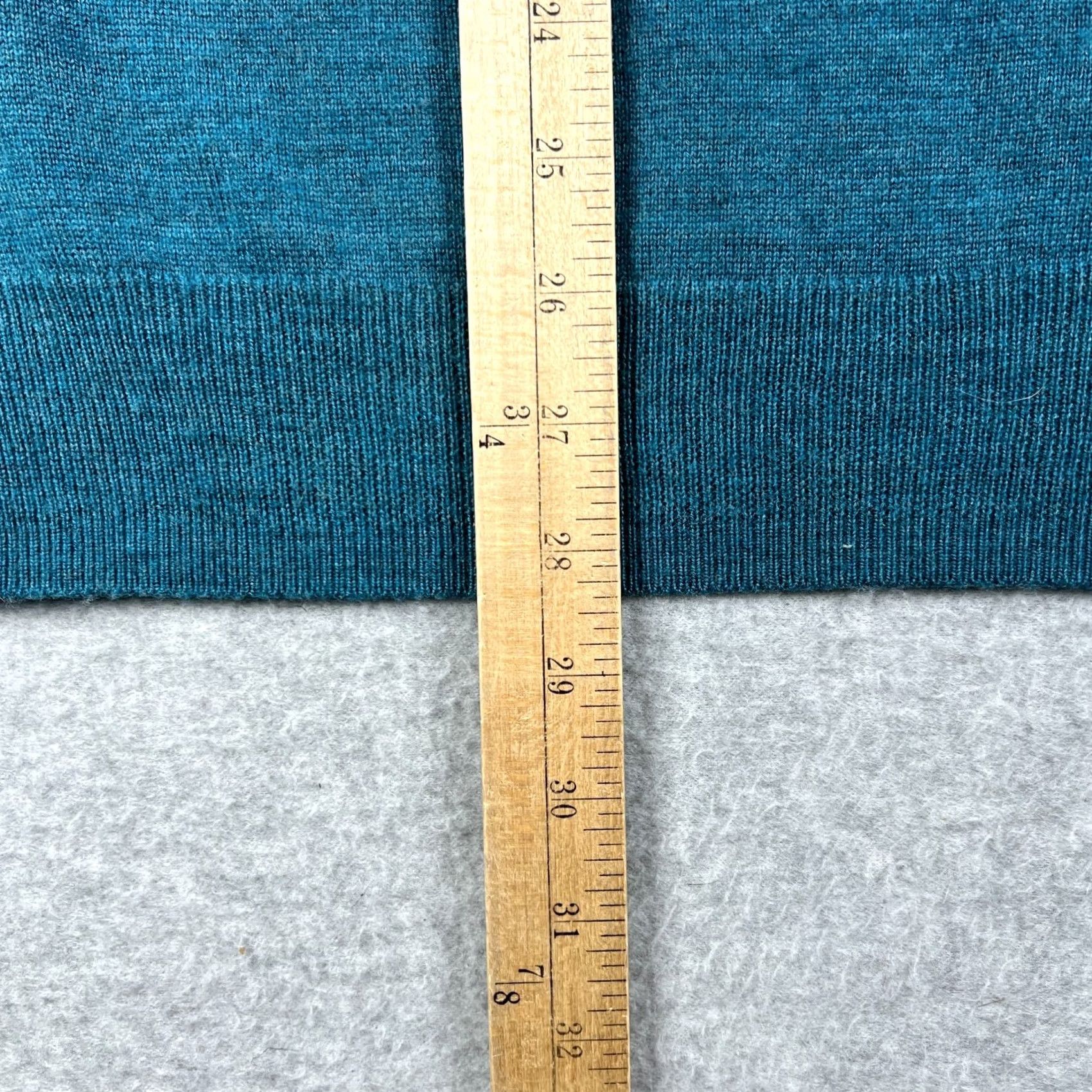 Jos. A. Bank Jos A Bank Sweater V-Neck Knit Pullover XL Men Blue Long Sleeve 100% Merino Wool Size US XL / EU 56 / 4 - 5 Thumbnail