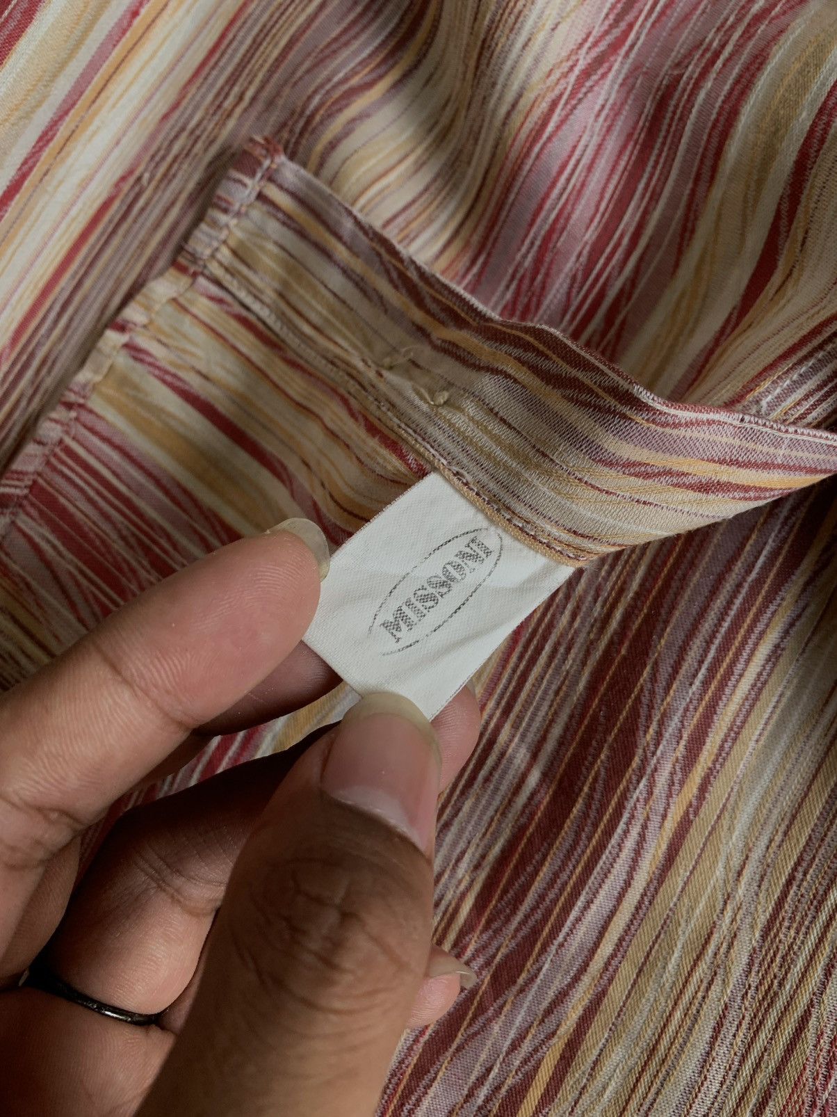 Missoni Missoni Vintage Abstract Short Sleeve Button up shirt Size US M / EU 48-50 / 2 - 6 Thumbnail