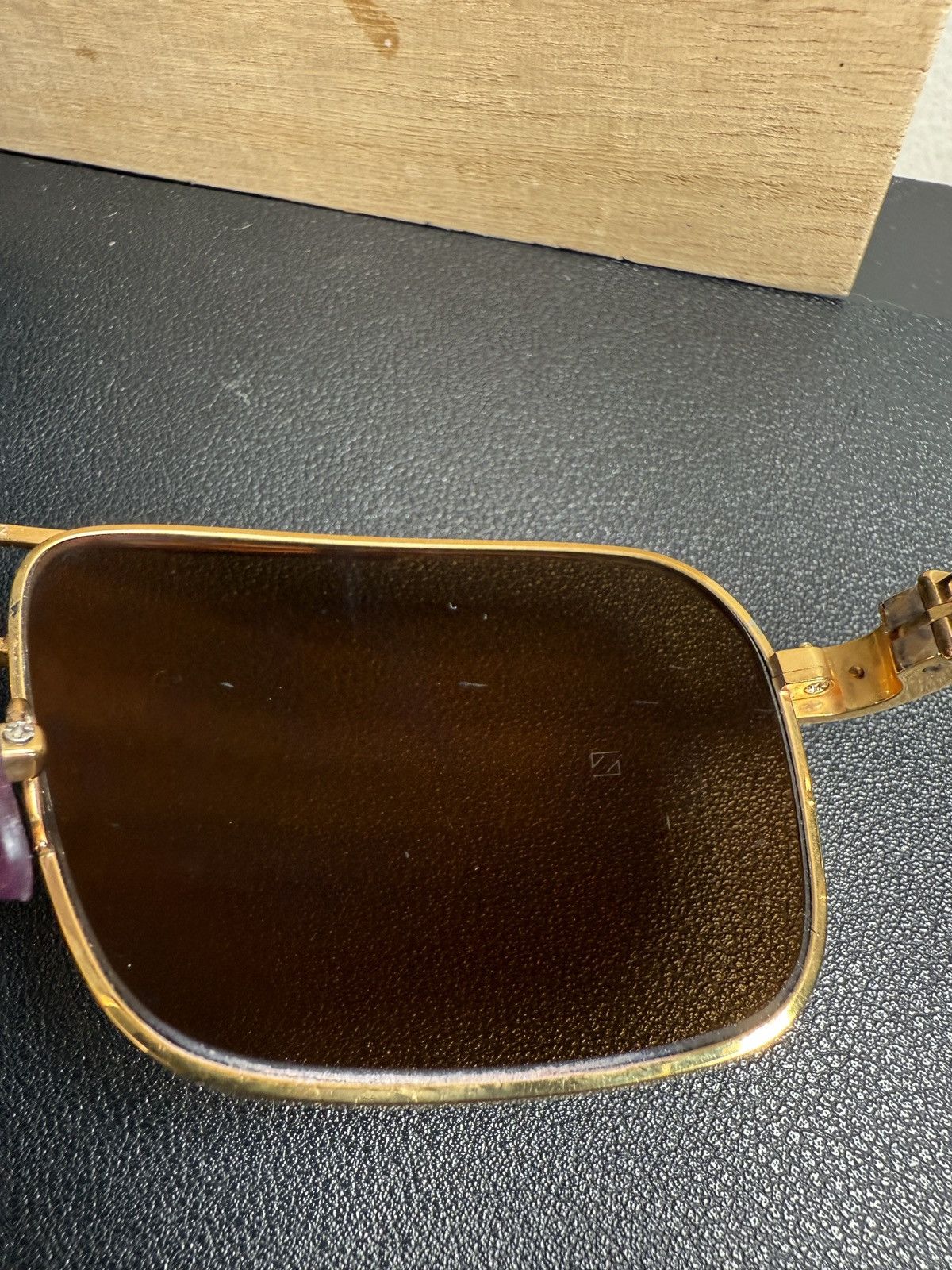 Chrome Hearts Chrome Hearts THROB Sunglasses Gold Filled White Ebony Size ONE SIZE - 22 Thumbnail