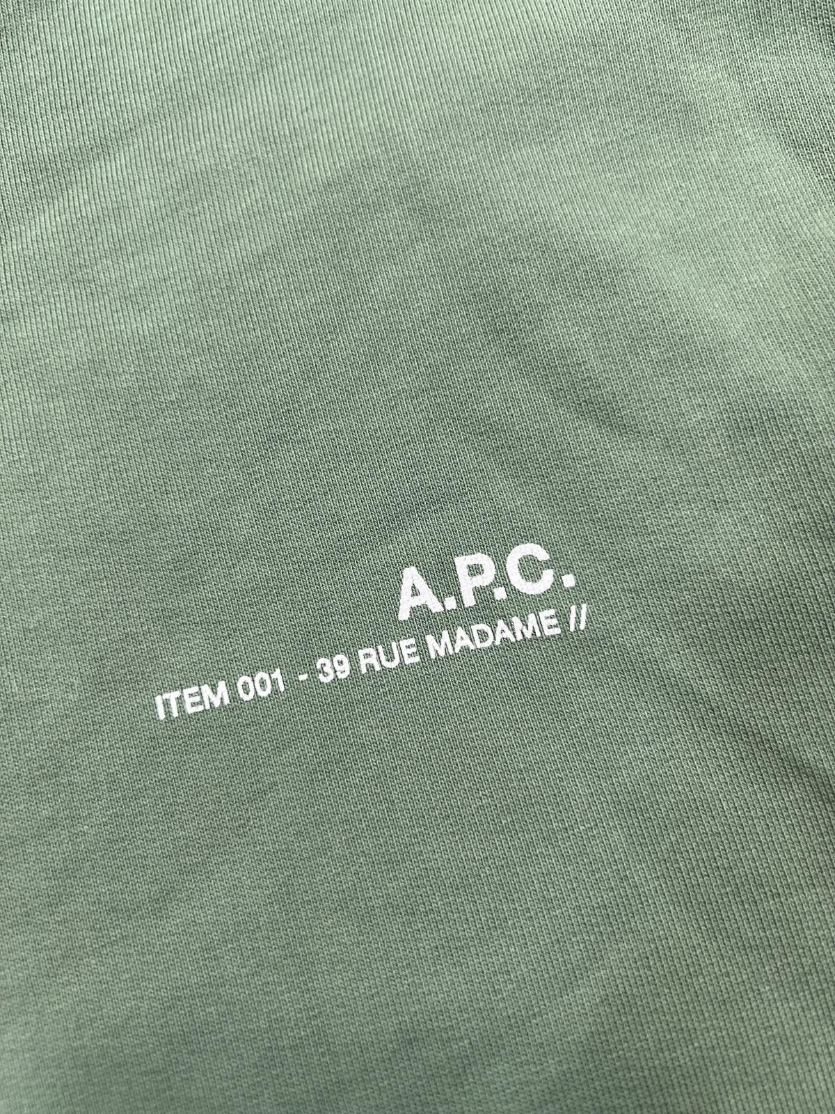 A.P.C. A.P.C. Men's Hoodie in Green, Size Large Size US L / EU 52-54 / 3 - 1 Thumbnail