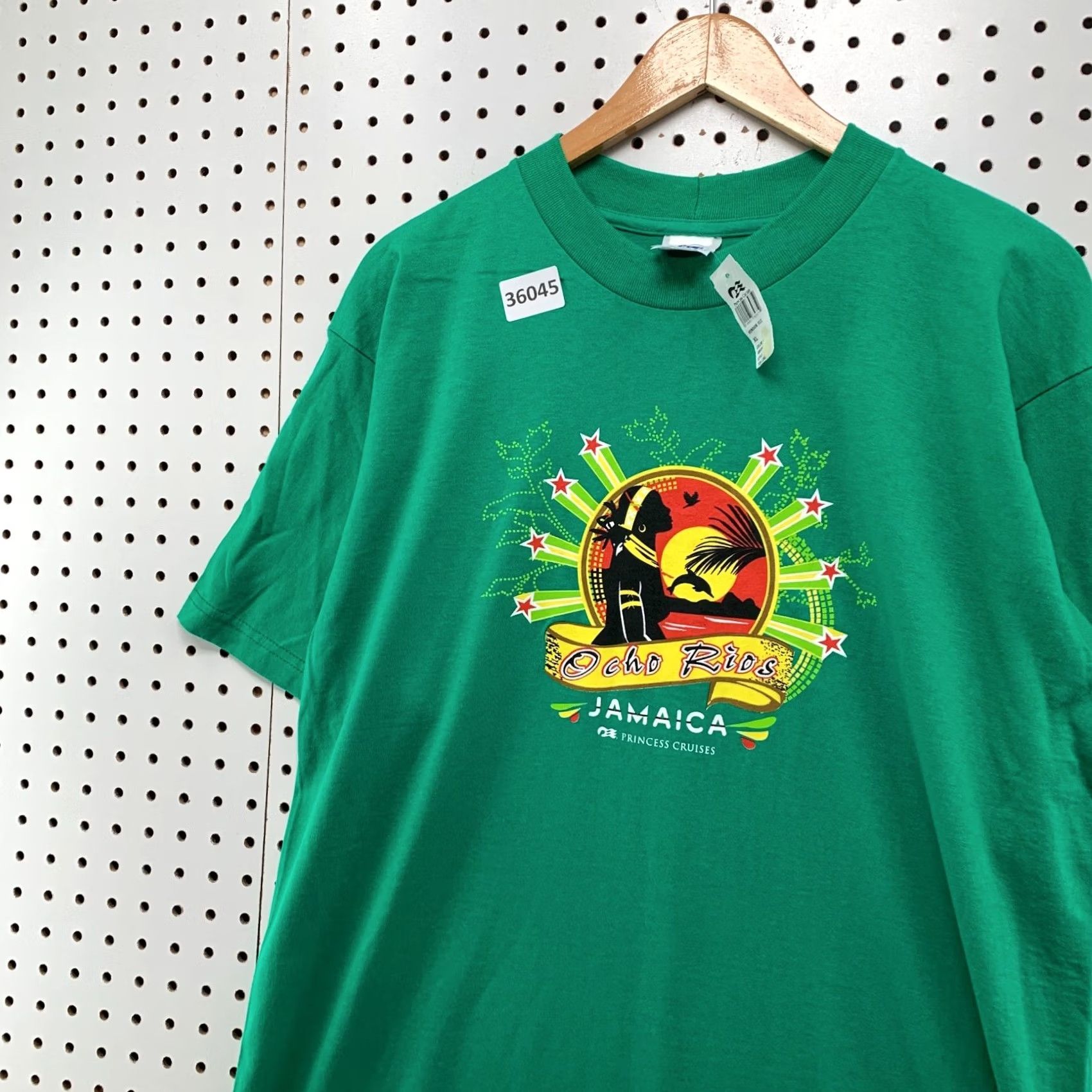 Vintage VINTAGE Princess Cruises Jamaica Shirt Mens XL Green Single Stitch T-Shirt Size US XL / EU 56 / 4 - 5 Thumbnail