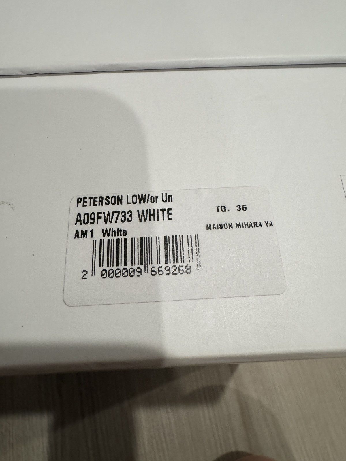 Maison MIHARA YASUHIRO Peterson Low OG Size US 6 / IT 36 - 9 Thumbnail