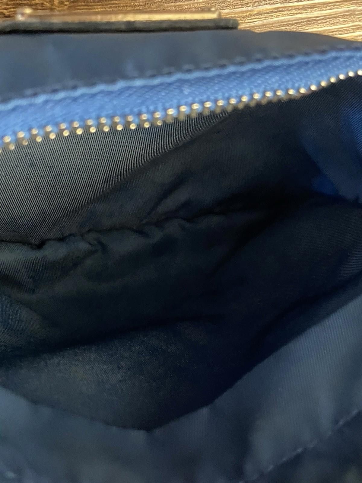Prada Prada Cerulean Blue Nylon Leather Belt Bag Waist Pouch, Fair Size ONE SIZE - 10 Thumbnail