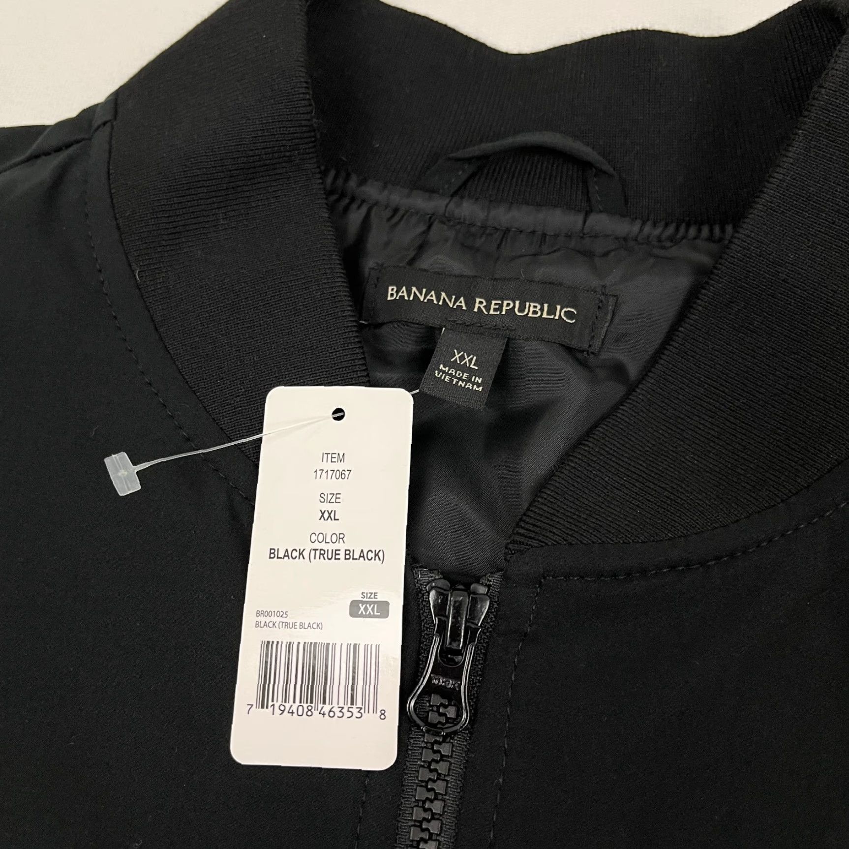 Banana Republic Banana Republic Bomber Jacket Mens 2XL Black Water Resistant Full Zip Lined NEW Size US XXL / EU 58 / 5 - 3 Thumbnail