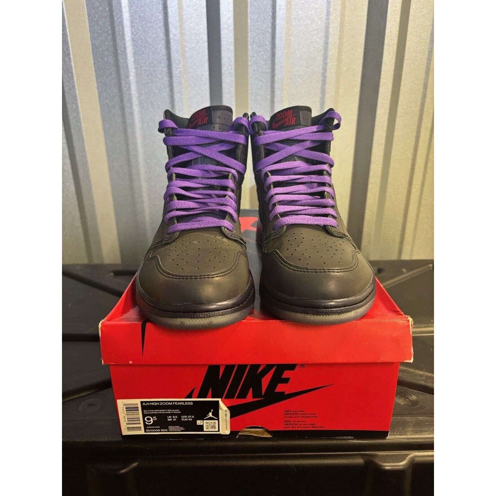Jordan Brand Size 9.5 - Air Jordan 1 Retro Zoom High Fearless OG AMAZING Size US 9.5 / EU 42-43 - 4 Thumbnail