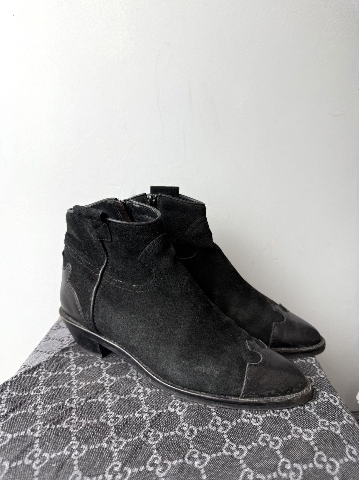 See by Chloe See by Chloe Design Suede Cowboy Boots Kazaki Western Size US 8.5 / IT 38.5 - 3 Thumbnail