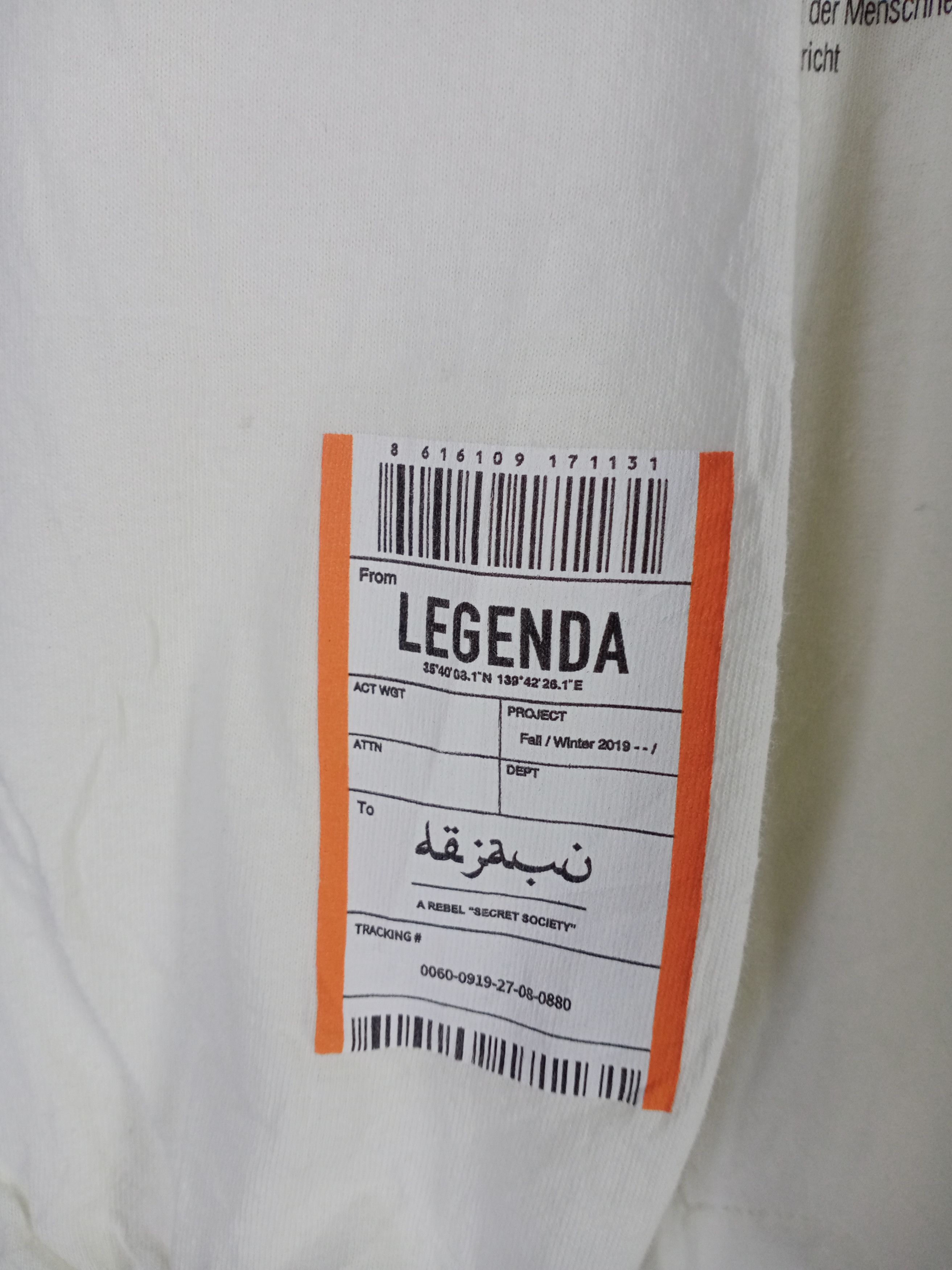 Anime Evangelion x Lagenda Long Sleeve Tshirt Size US XL / EU 56 / 4 - 7 Thumbnail