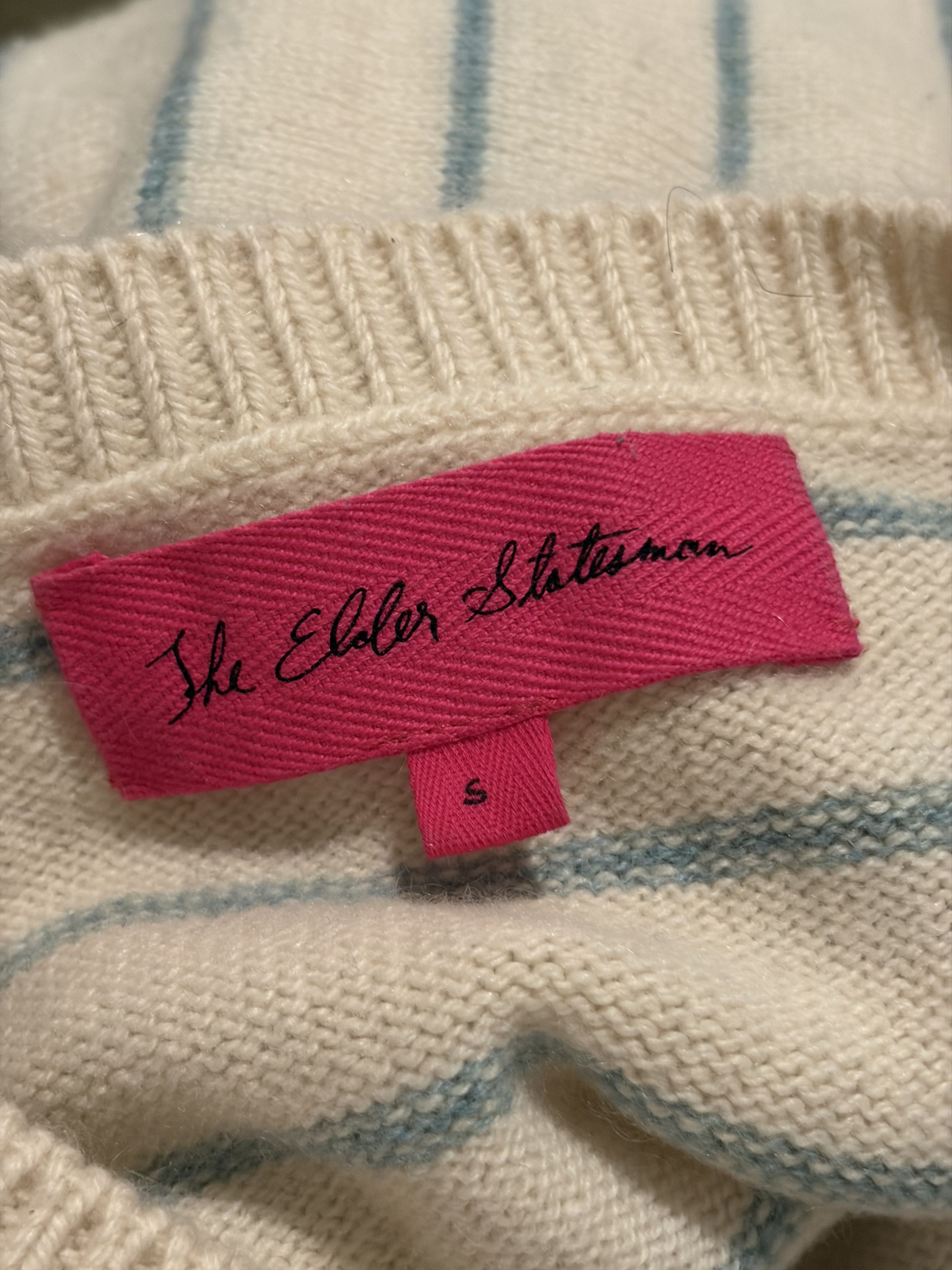 The Elder Statesman Elder Statesman Skipper Stripe Sweater Size US S / EU 44-46 / 1 - 5 Thumbnail