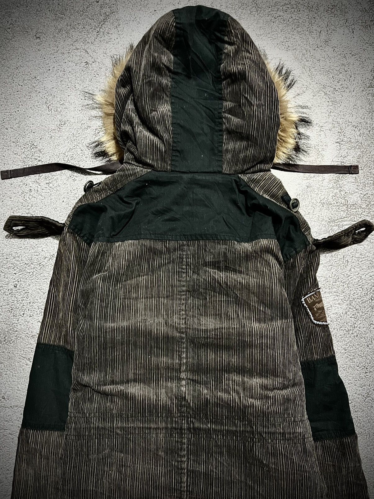 Japanese Bang Bang Bondage Corduroy Fur Jacket