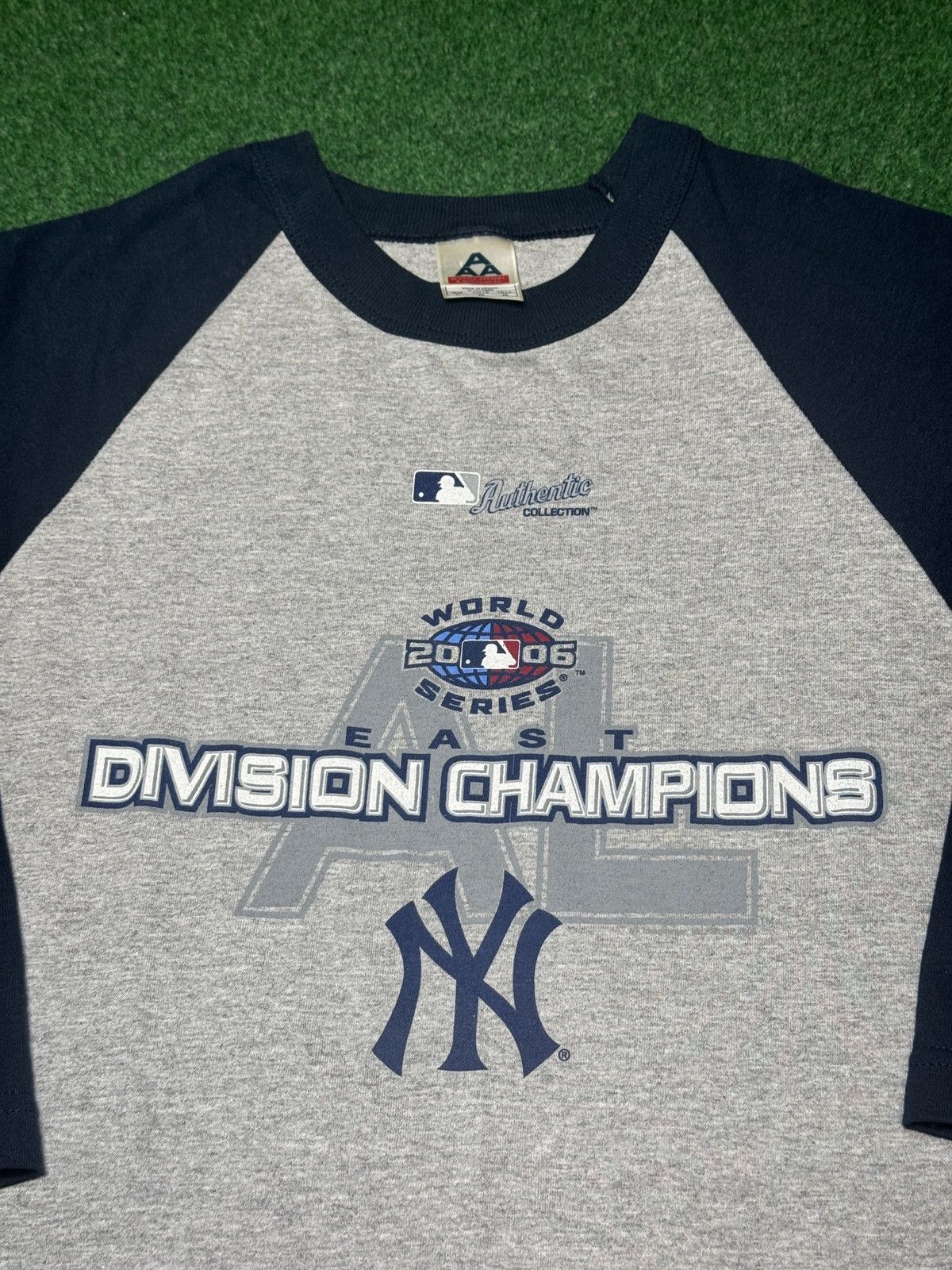 MLB New York Yankees 1/2 Sleeve Vintage World Series L T Shirt Size US L / EU 52-54 / 3 - 2 Thumbnail