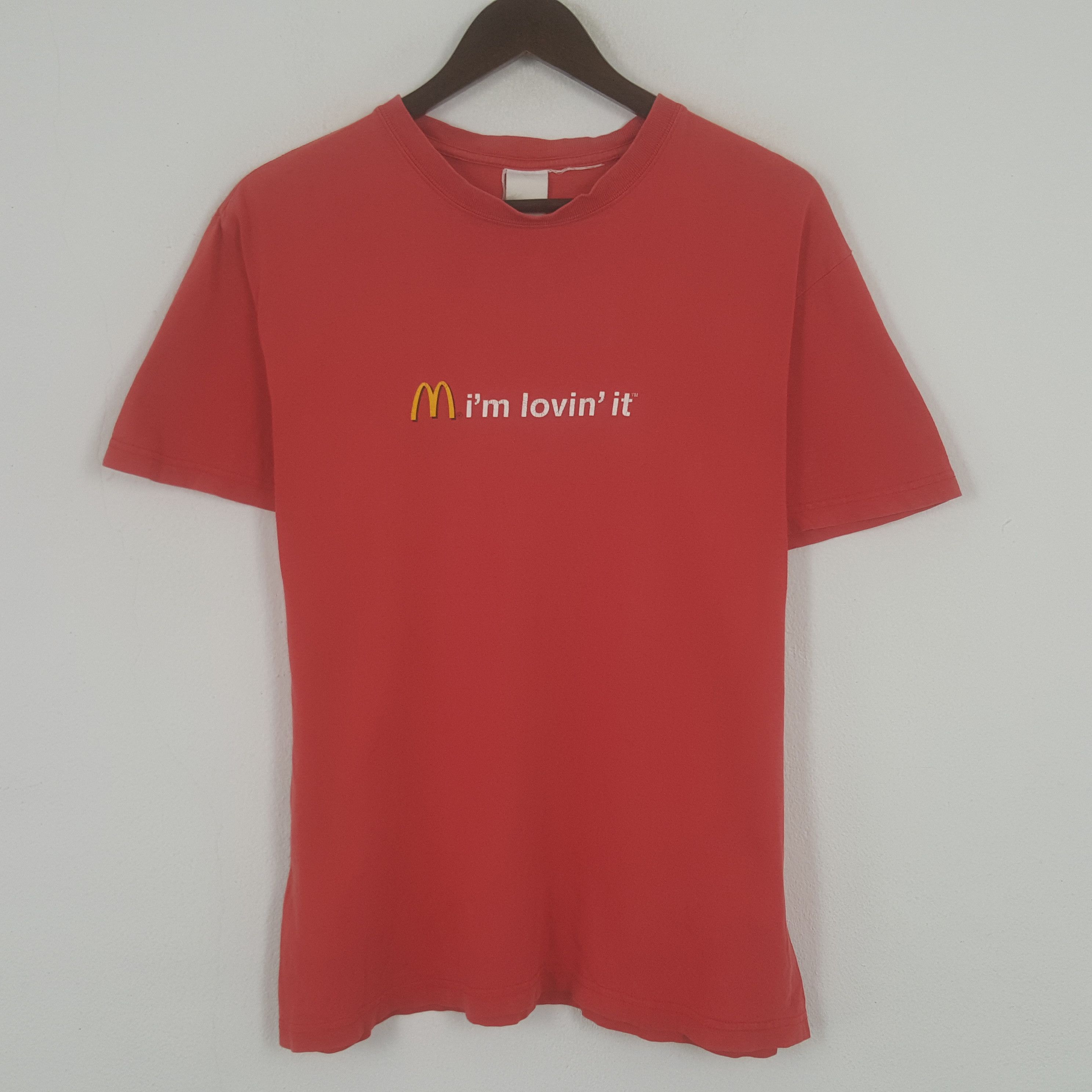 Vintage Vintage Mc Donald I'm Lovin' It Tshirt Size US M / EU 48-50 / 2 - 1 Thumbnail