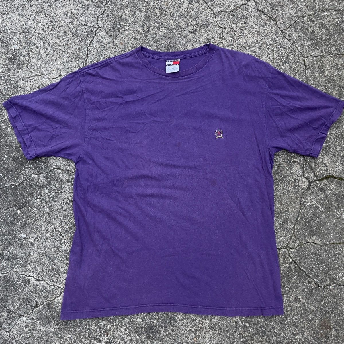 Tommy Hilfiger Vintage 90s TOMMY HILFIGER Embroidered Logo Shirt Size US XL / EU 56 / 4 - 1 Thumbnail