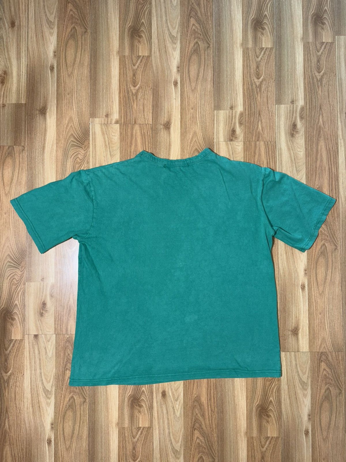 Japanese Brand Vintage Gamu "Nike x IKEA" Bootleg Graphic Tee - Green Size US M / EU 48-50 / 2 - 2 Thumbnail