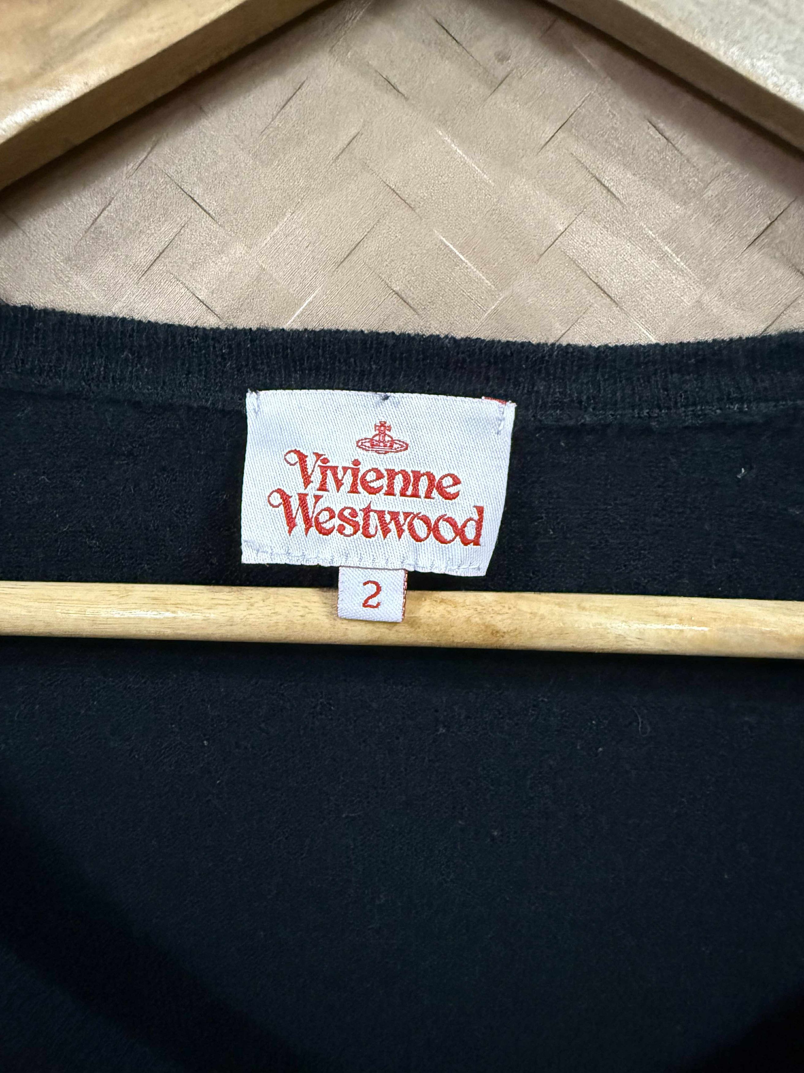 Vivienne Westwood Vivienne Westwood Red level orb and ribbon cardigan black Size S / US 4 / IT 40 - 6 Thumbnail