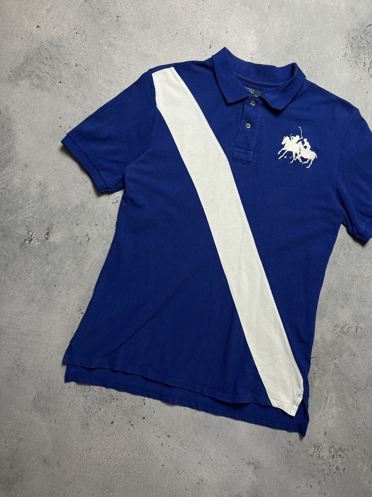 Polo Ralph Lauren Vintage Polo Ralph Lauren Striped Rugby y2k Tee USA Rare 00s Size US M / EU 48-50 / 2 - 3 Thumbnail