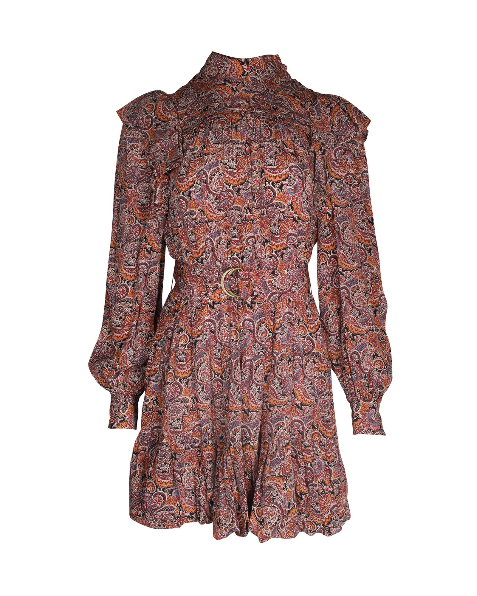 Ulla Johnson Ulla Johnson Luna Belted Ruffled Floral-Print Mini Dress In Size XS / US 0-2 / IT 36-38 - 1 Thumbnail