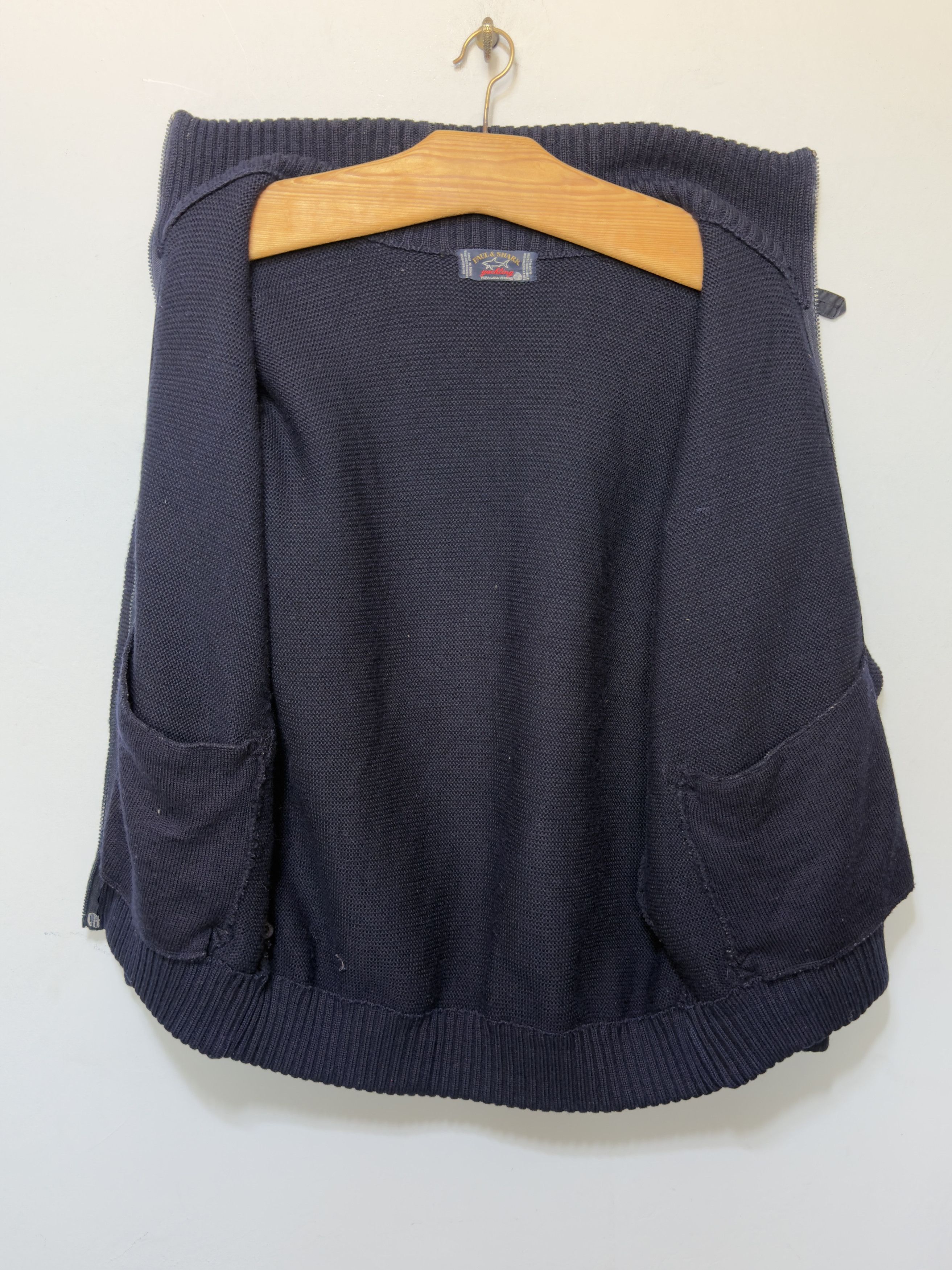 Paul & Shark 🔥 heavy knitting jacket zip up Paul and Shark size L Size US L / EU 52-54 / 3 - 2 Thumbnail