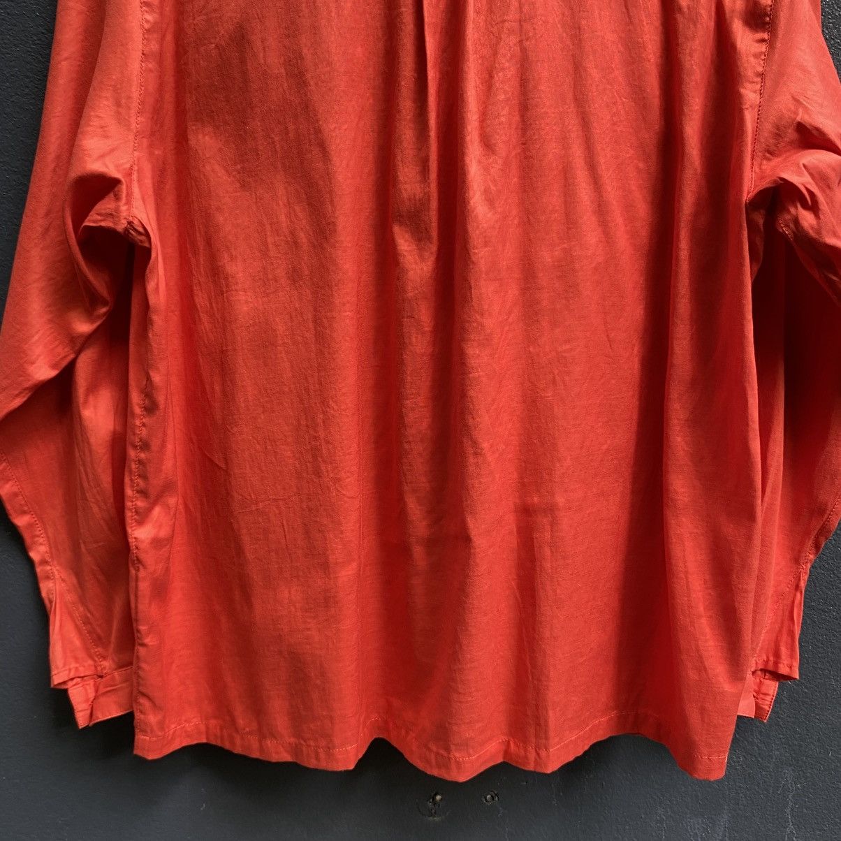 Dior Christian Dior Soft Orange Long Sleeve Shirt Size M / US 6-8 / IT 42-44 - 16 Thumbnail