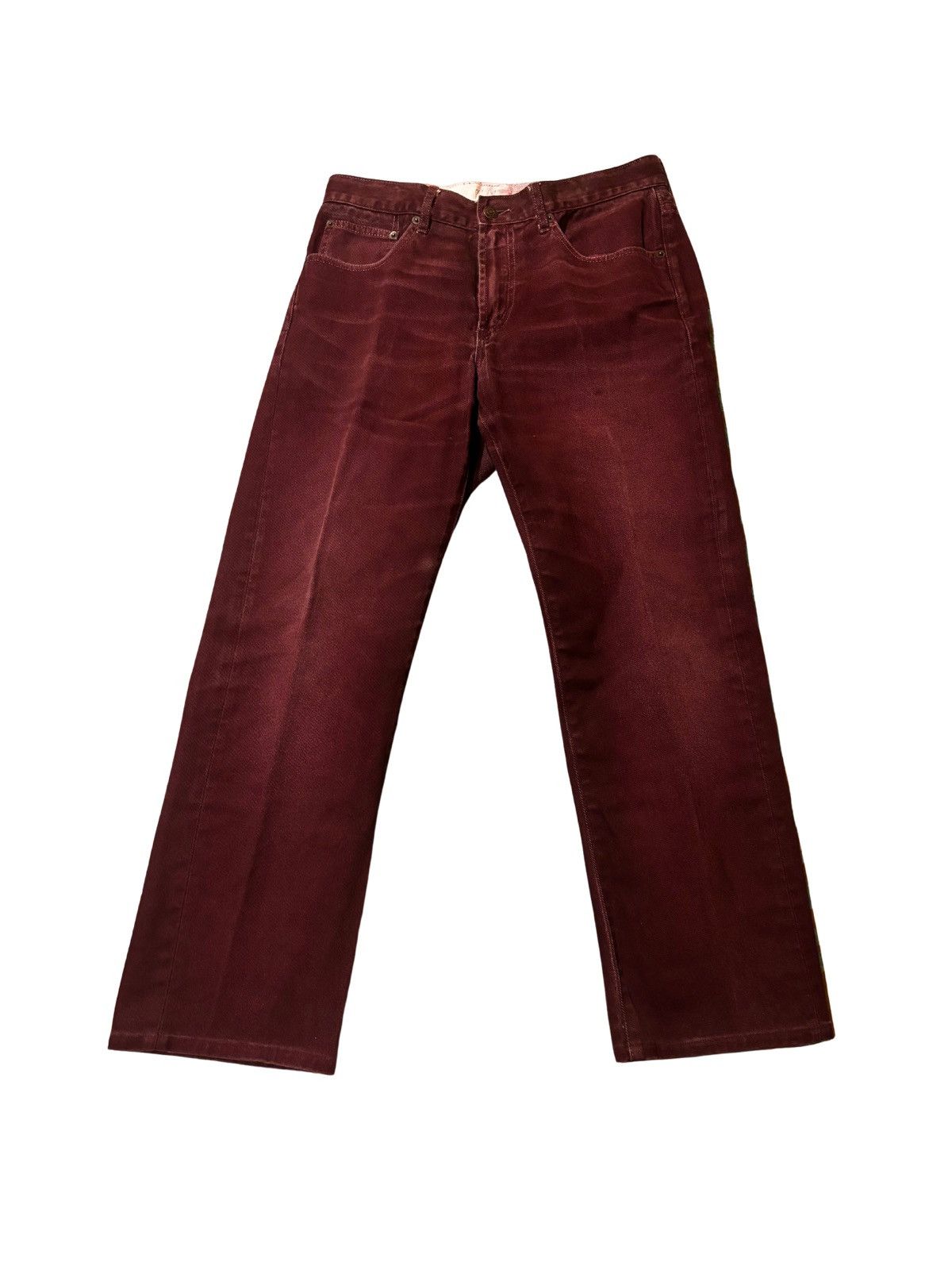 izzue Men’s brown burgundy Jeans.mj0209 Size US 31 - 1 Thumbnail