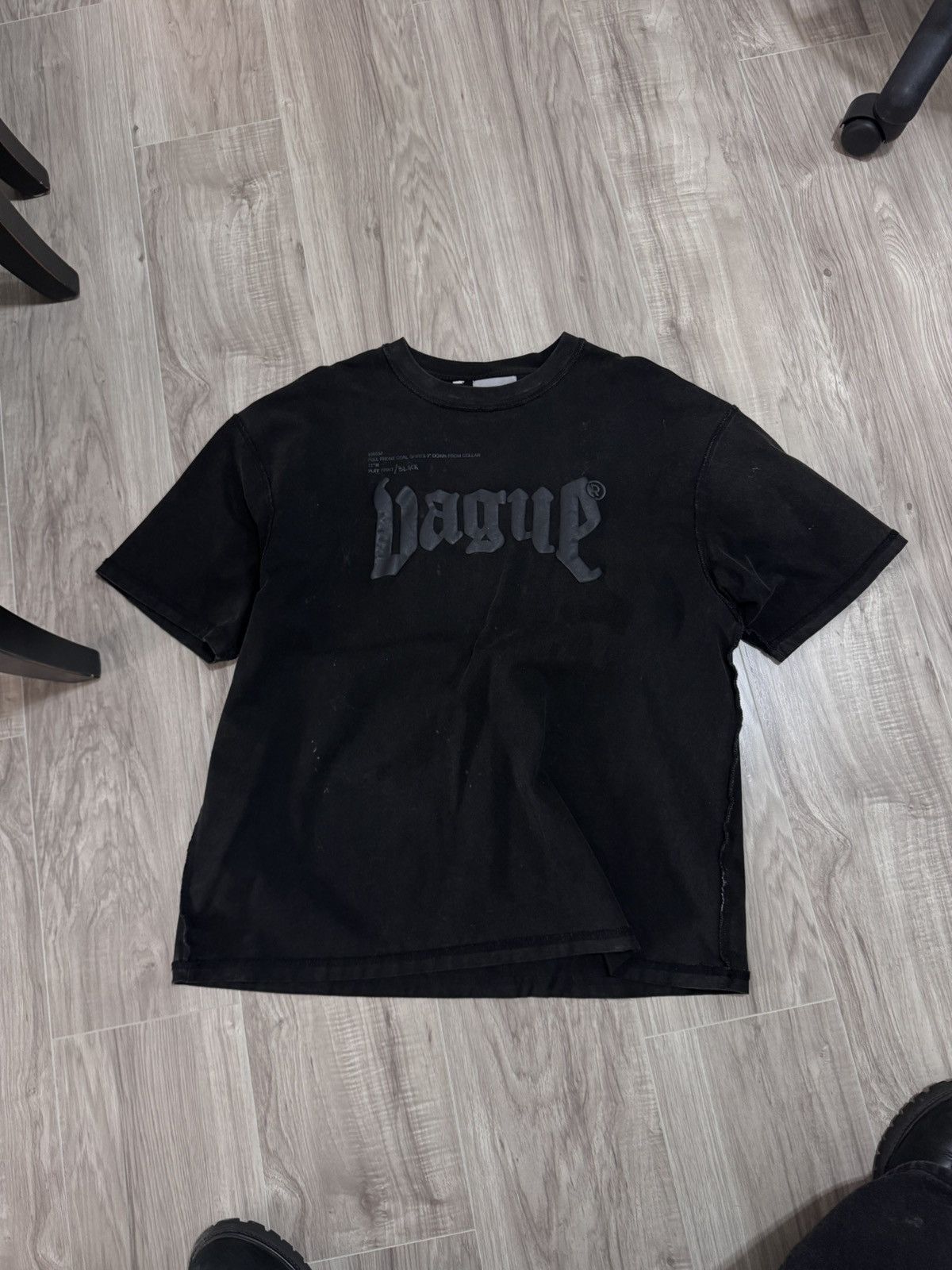 Japanese Brand Vague Puff Print Oversized Tee - Large Size US L / EU 52-54 / 3 - 1 Thumbnail