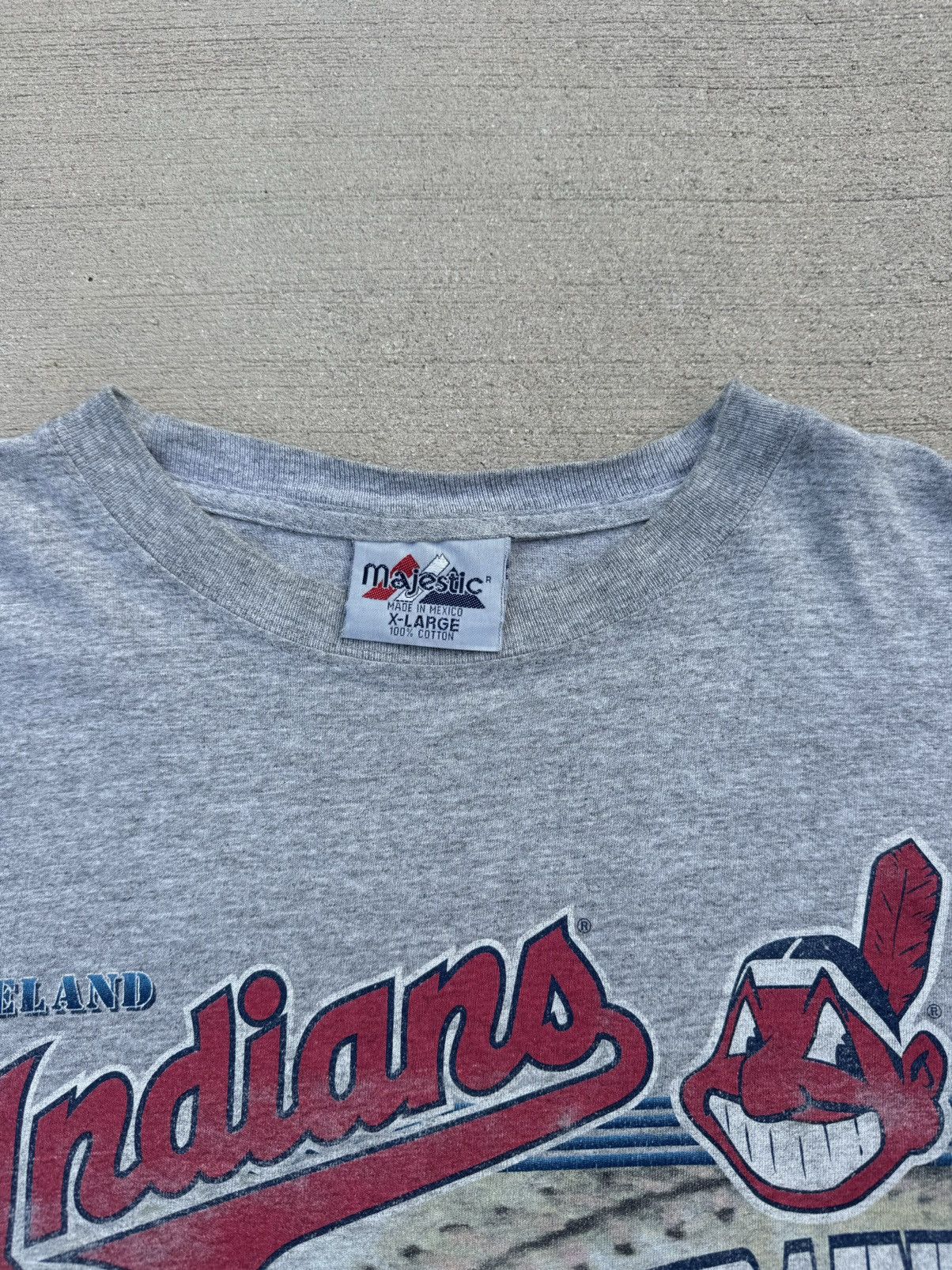 MLB × Majestic × Vintage 1999 Cleveland Indians Spring Training 90s vintage Majestic Size US XL / EU 56 / 4 - 4 Thumbnail