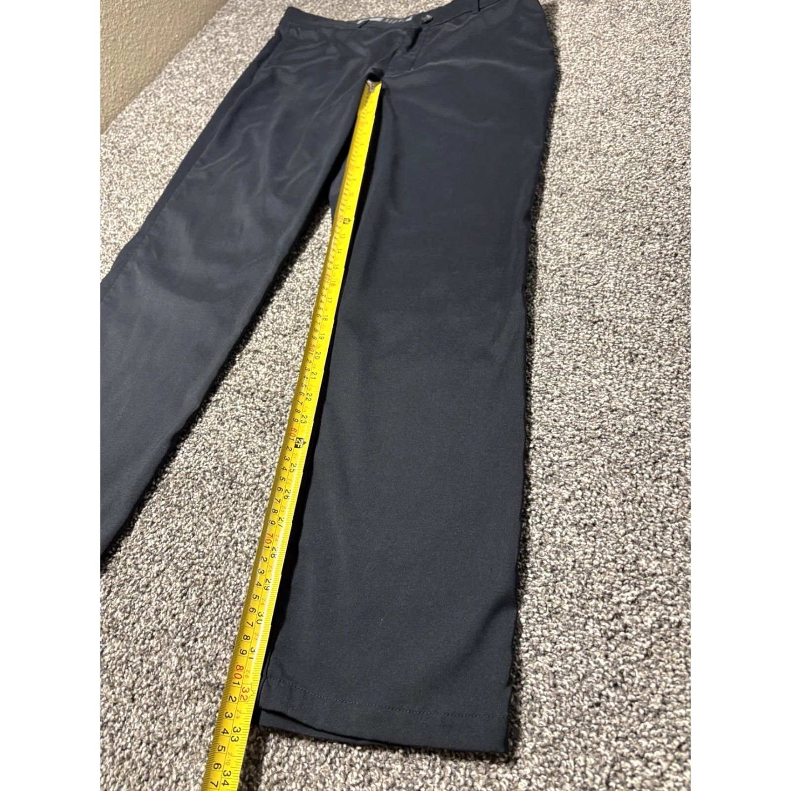 Nike Nike Flex Hybrid Golf Pants Men 36x32 Black Chino Stretch Athletic Pockets Belt Loops Front Flat Front Dri-FIT Size US 36 / EU 52 - 4 Thumbnail
